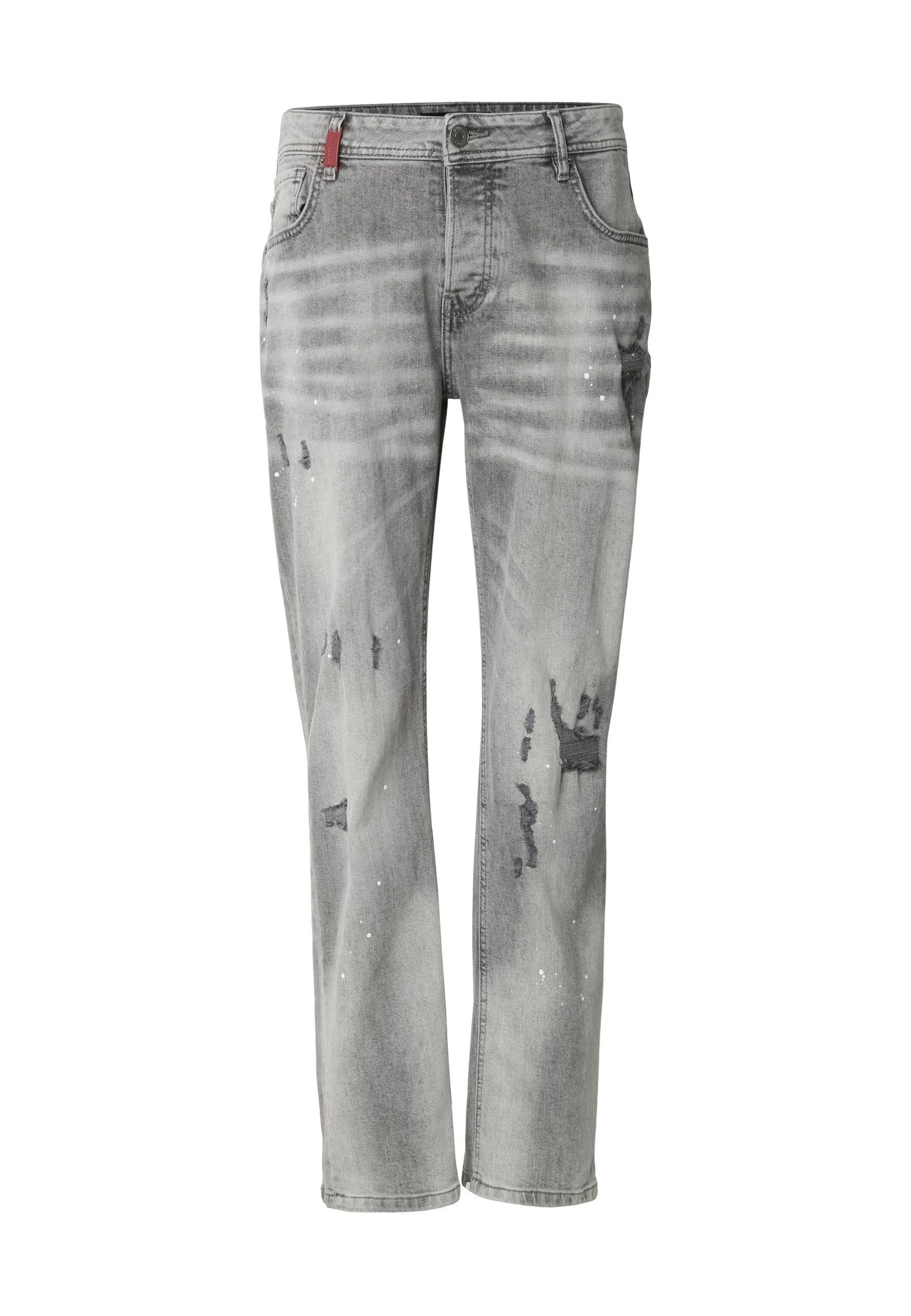 2Y Premium Bequeme Jeans 2Y Premium CARLOS DESTROYED SLIM FIT JEANS