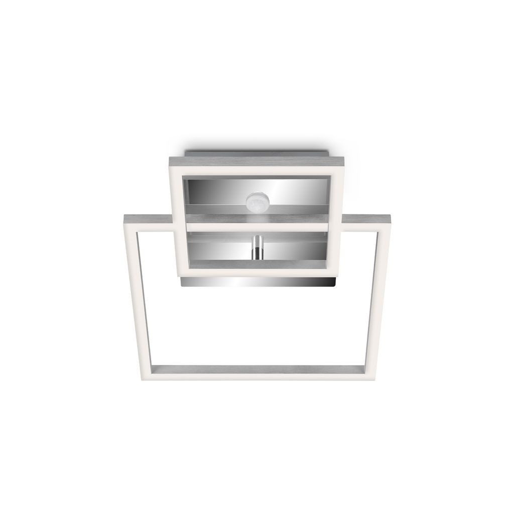 Telefunken Wandleuchte 318608TF, Leuchtdauer einstellbar, LED fest integriert, 2700K - Extra-Warmweiß, Deckenleuchte Sensor drehbar 20W 1500lm 3000K 35,8x26x7,6cm