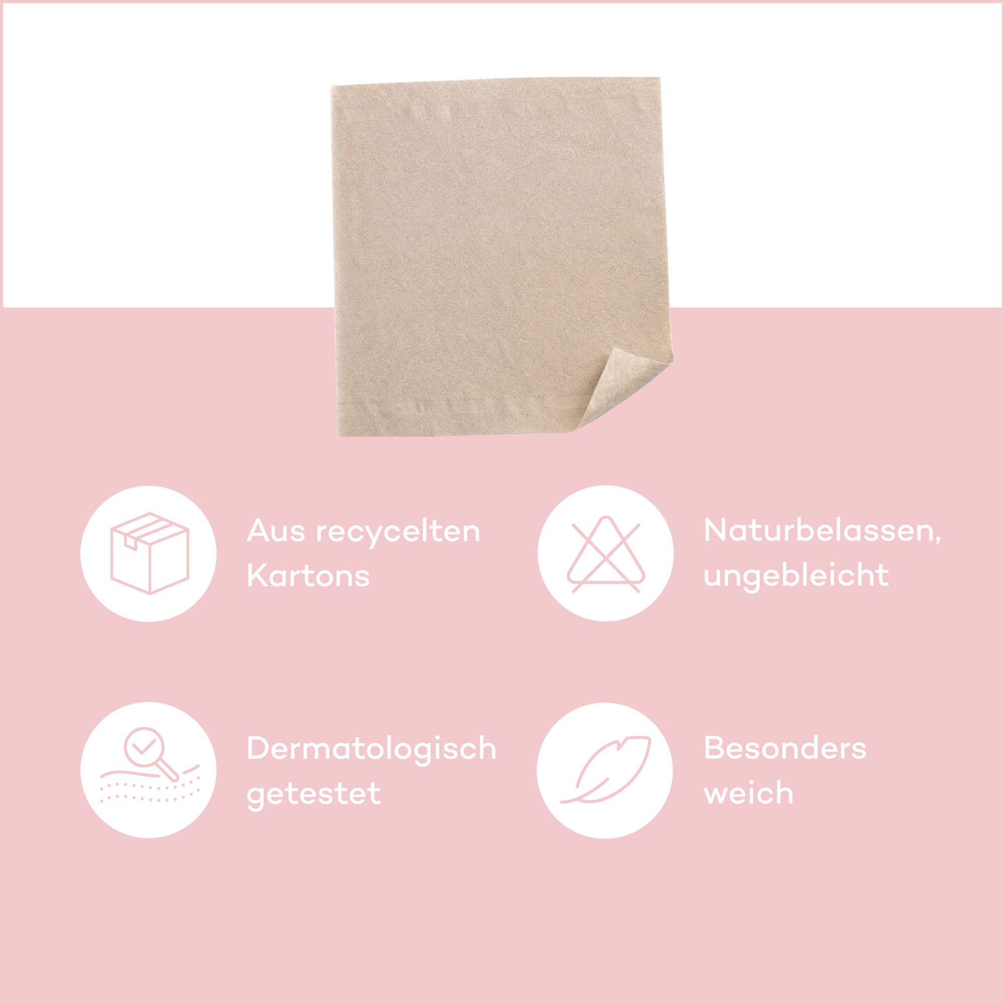 mach m!t Kosmetiktücher PURE - in der Box - 2-lagig - extra weich (1-St)