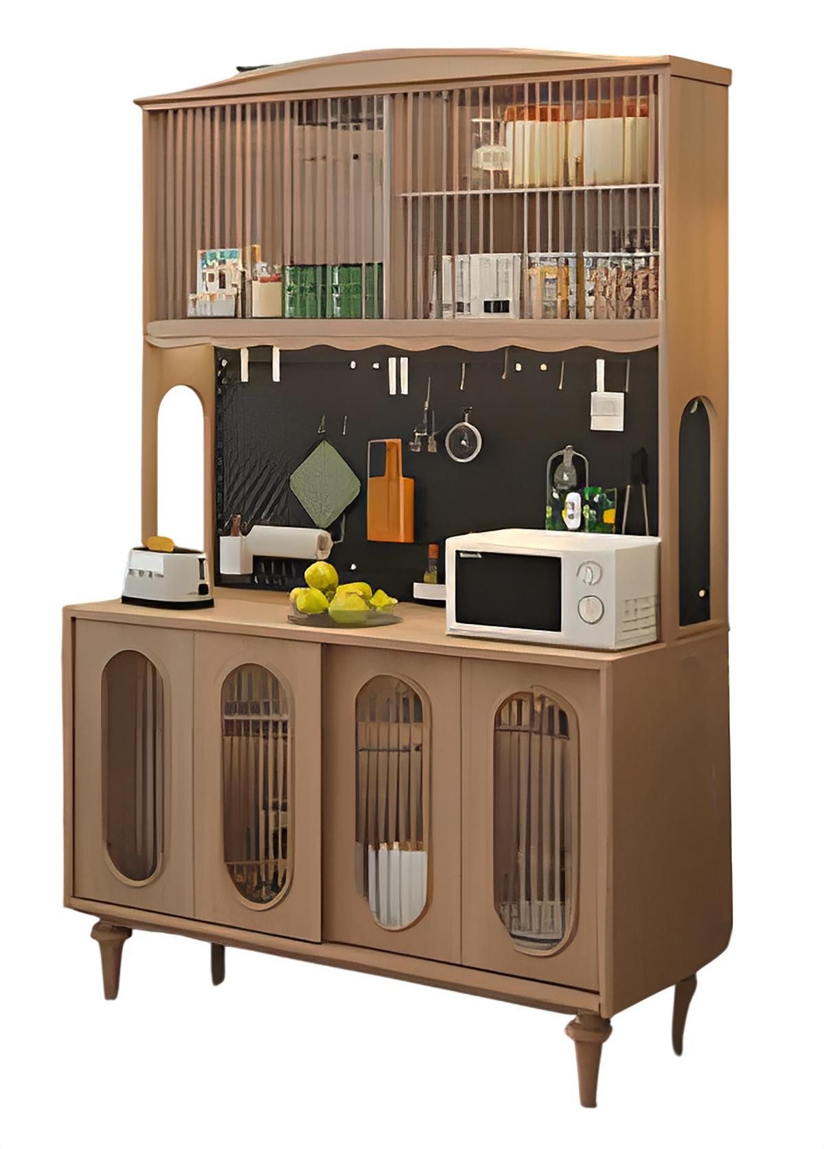 JVmoebel Anrichte Designer Brauner Holz Küchenbuffen Stilvoller Buffetschrank Edle Möbel, Made in Europa