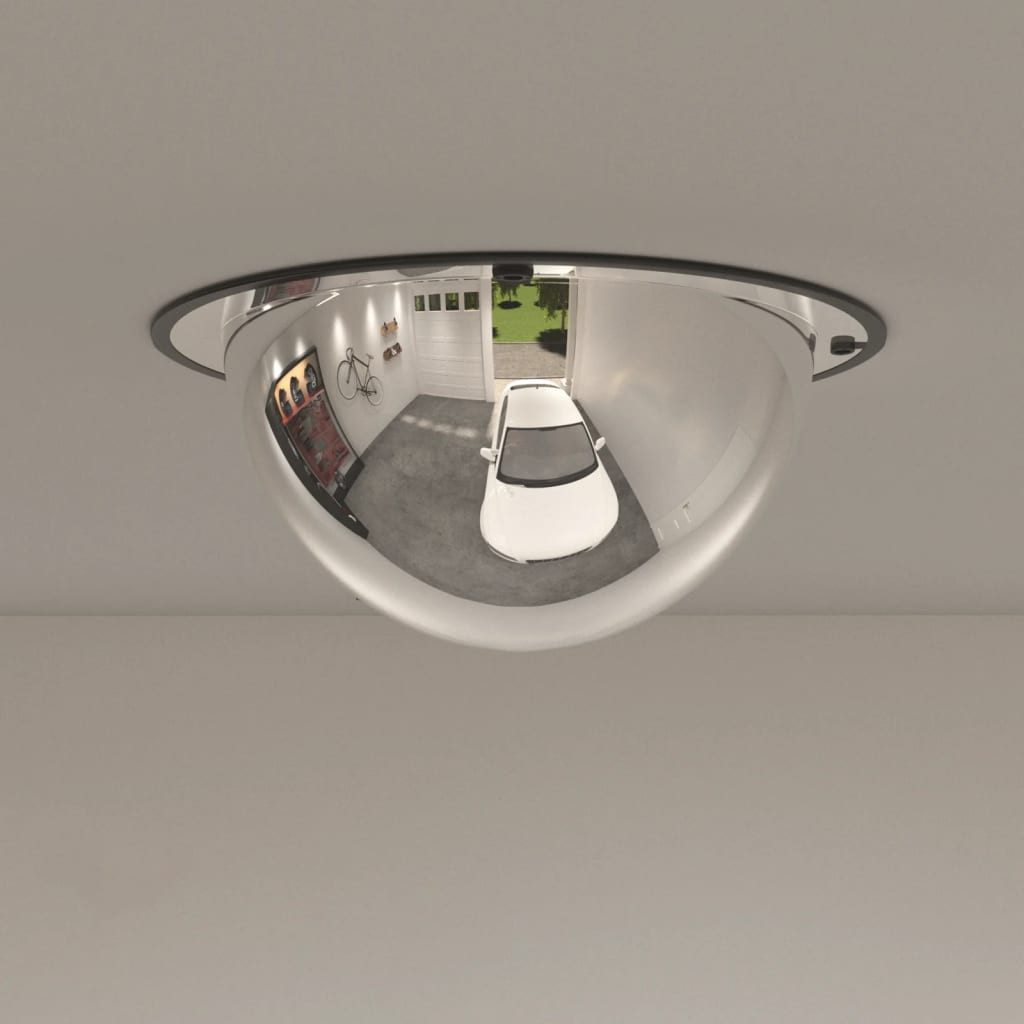 vidaXL Verkehrsschild, Voll gewölbter Verkehrsspiegel Ø40 cm Acryl