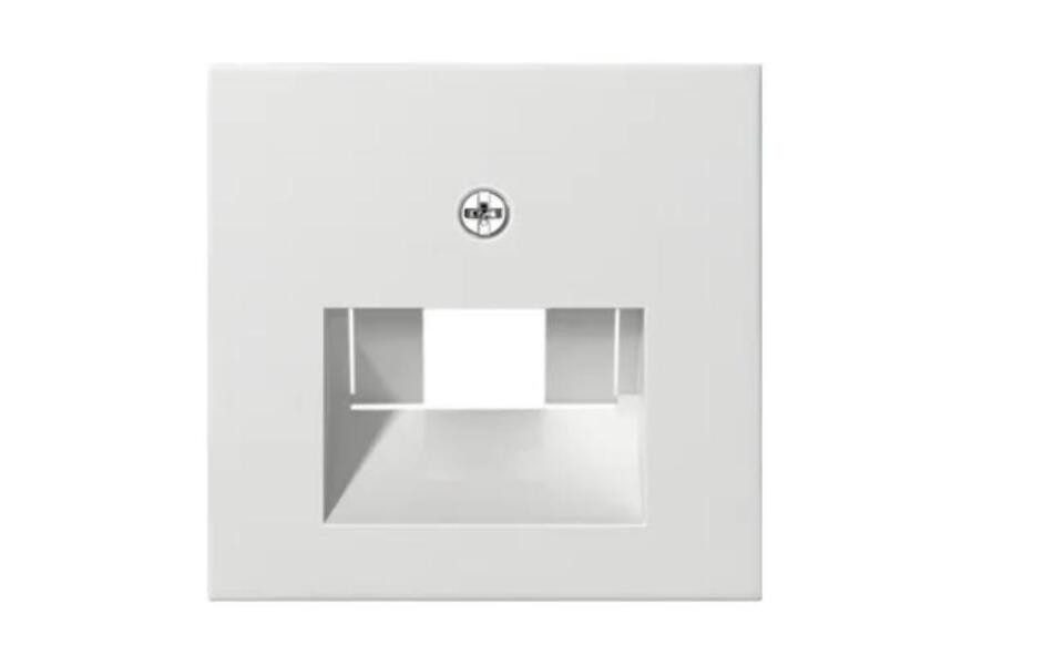 GIRA GIRA 027003 Abdeckung UAE/IAE+Netzwerk System 55 Reinweiß glänzend Unterputzschalter