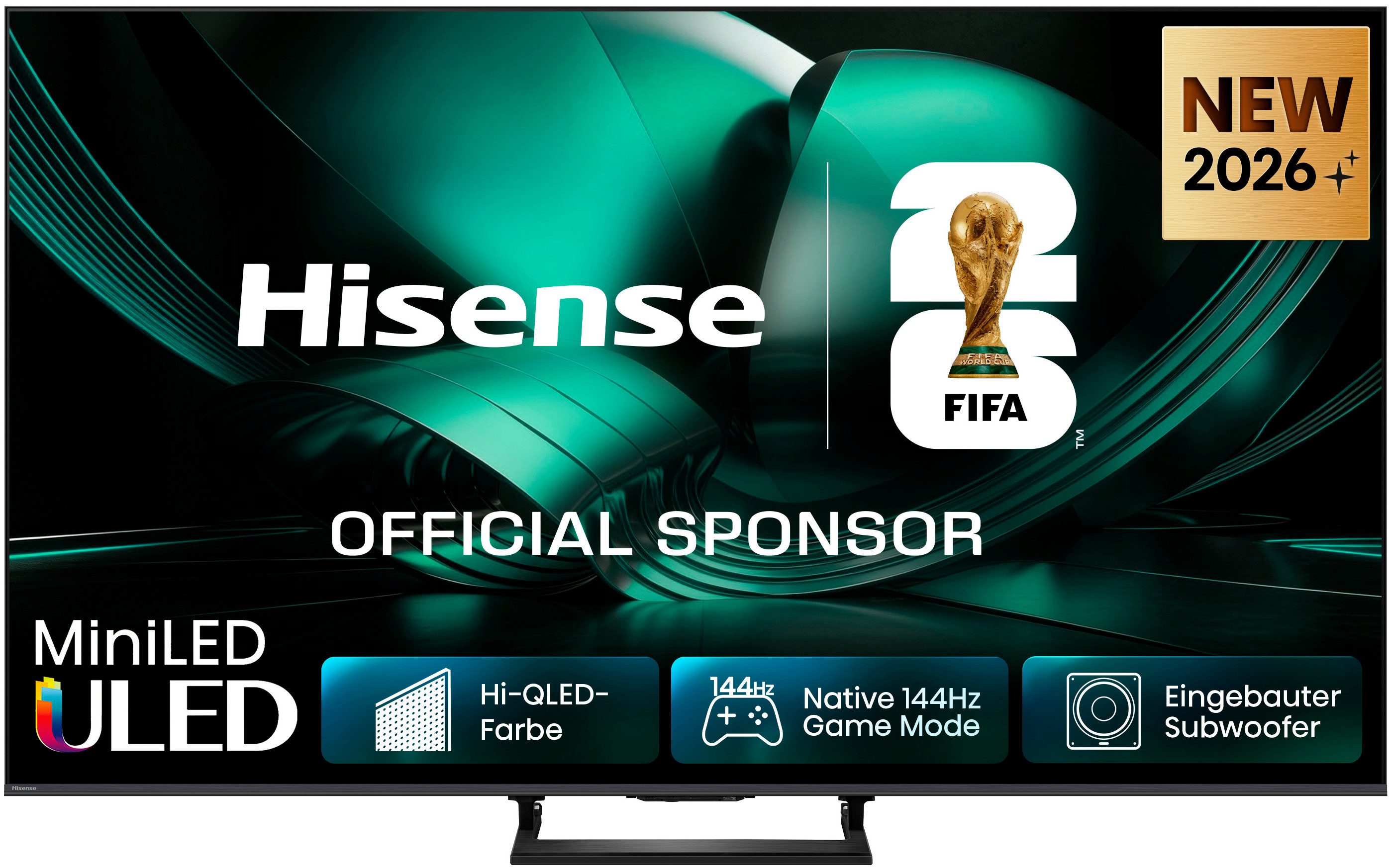 Hisense 55U7DSE QLED-Fernseher (139 cm/55 Zoll, 4K Ultra HD, Smart-TV)