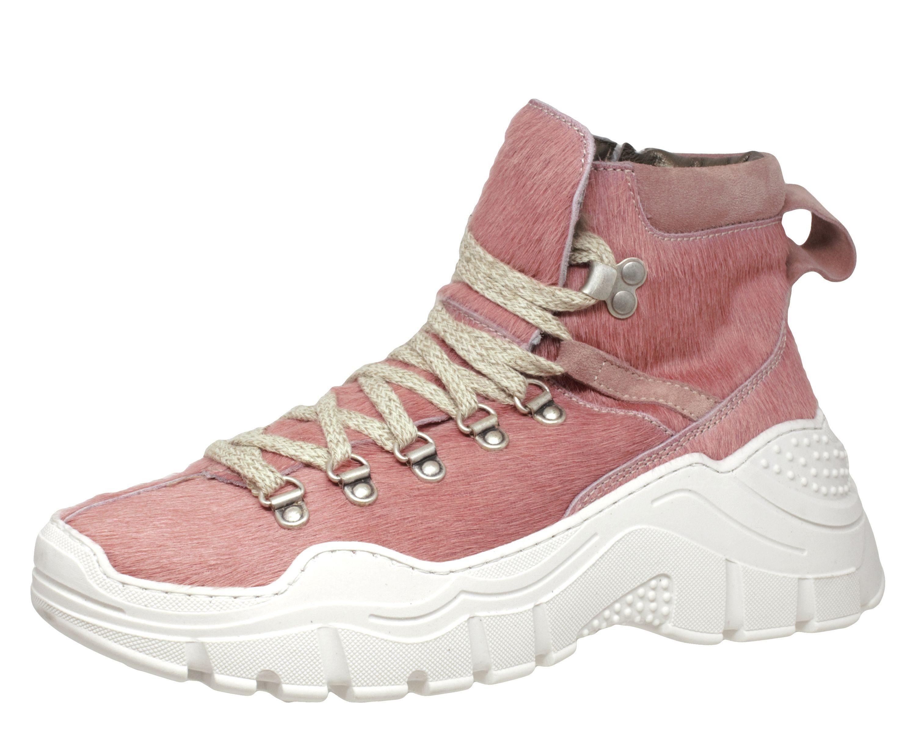 Momino Momino 3976 Sneaker innen Lammfell außen Fell Sneaker