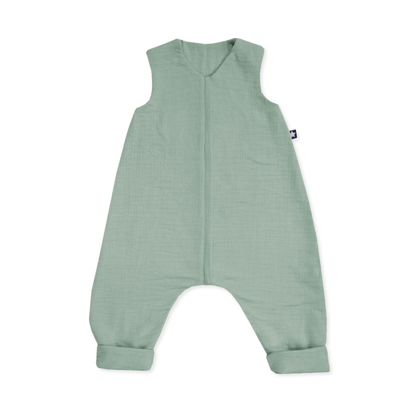 Babyschlafsack grün Jumper Musselin 80