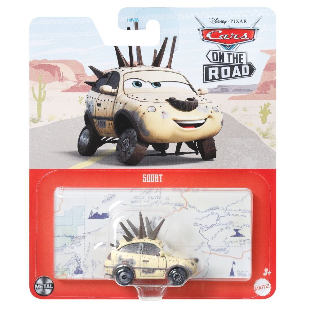 Spielzeug-Rennwagen Squat HKY58 Disney Cars Cast 1:55 Autos Mattel Fahrzeuge
