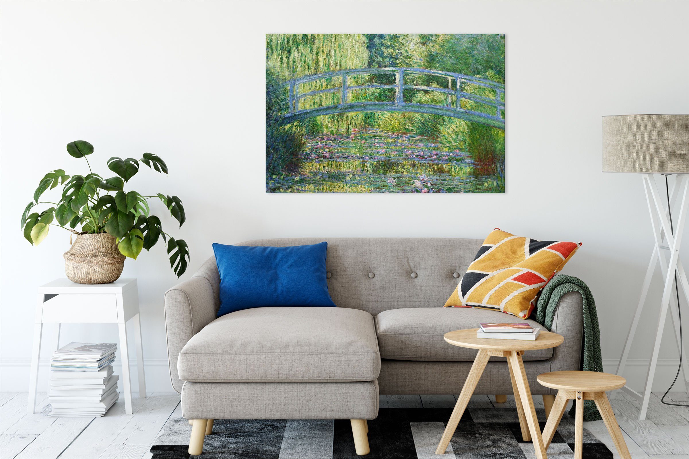 Pixxprint Leinwandbild Claude Monet - japanische günstig online kaufen