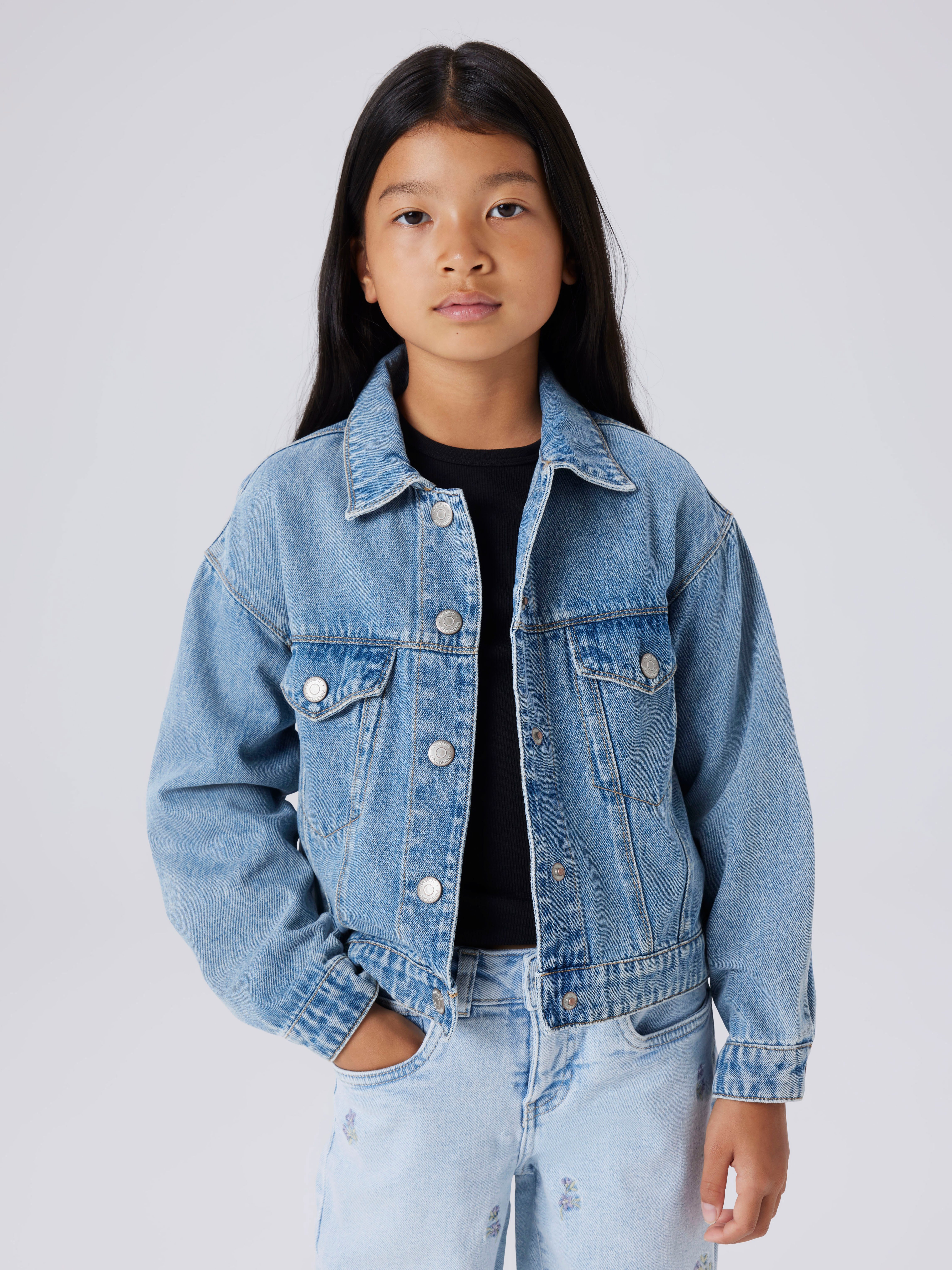 Name It Jeansjacke NKFMILA DNM JACKET 8510-ZA NOOS in leicht verkürzter, klassischer Form