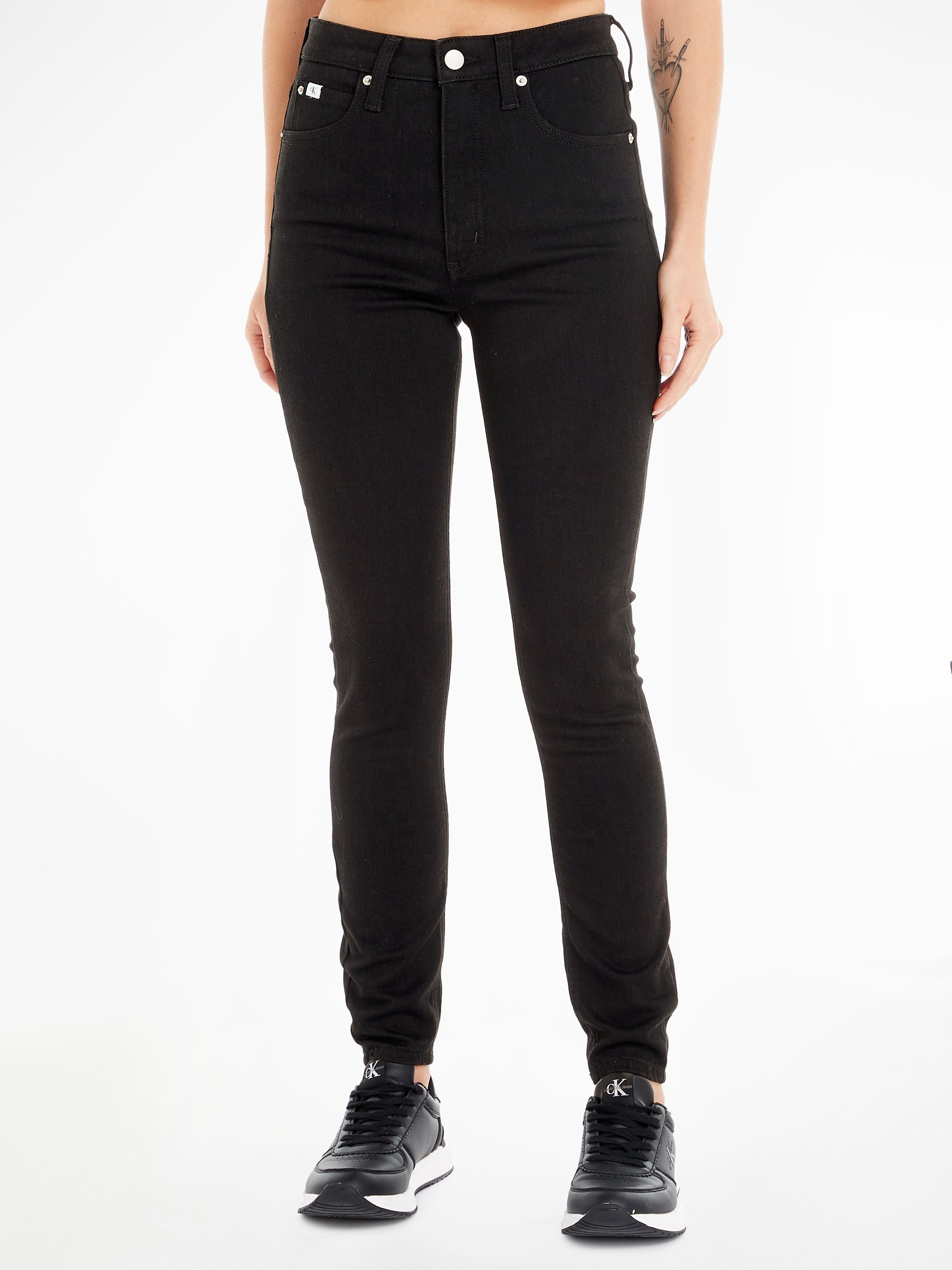 Calvin Klein Jeans Skinny-fit-Jeans "HIGH RISE SUPER SKINNY ANKLE", 5-Pocke günstig online kaufen