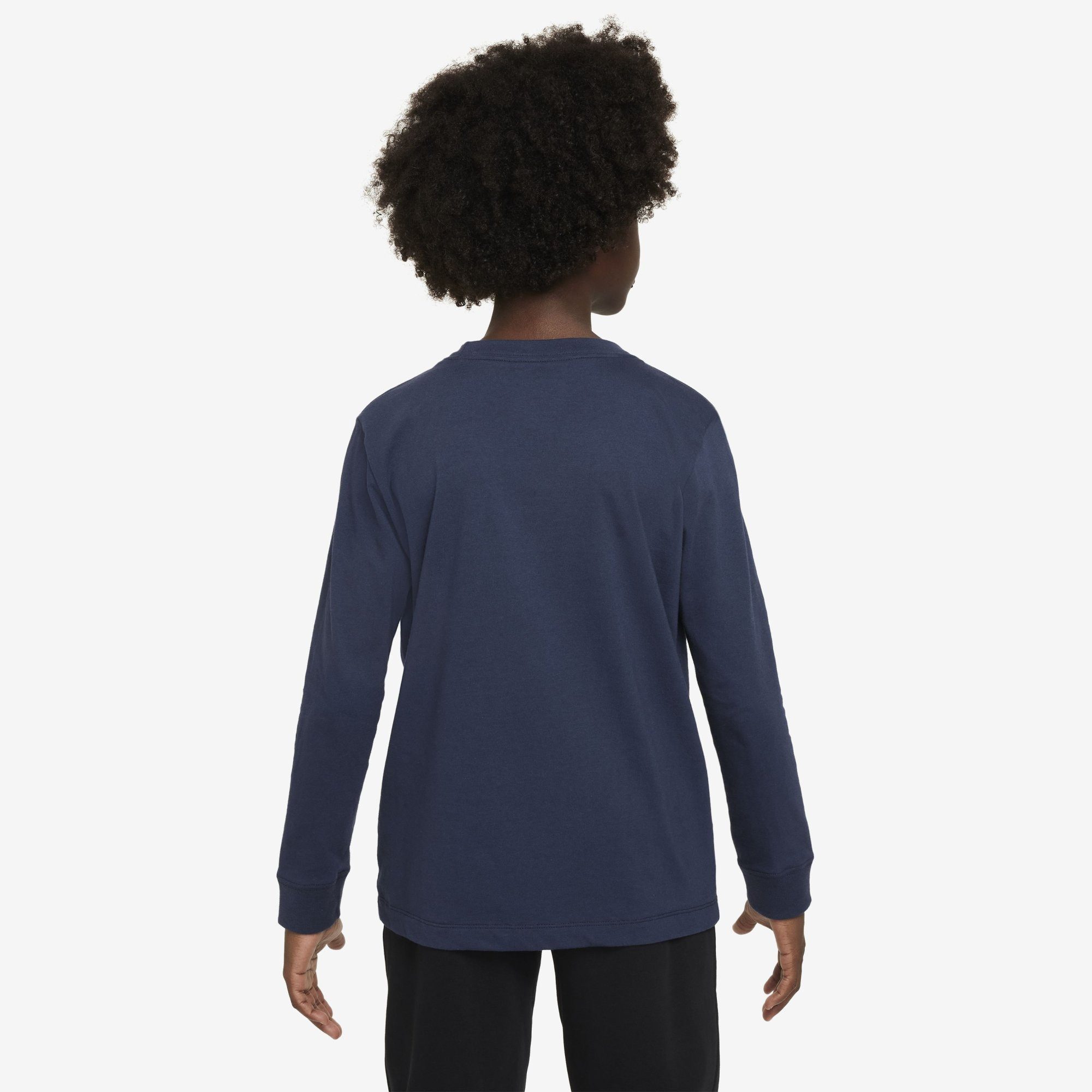 Nike Sportswear Fleecepullover Nike Kinder Langarm Shirt Sportswear Big Kids Long FZ4946 – Bild 2 von 3