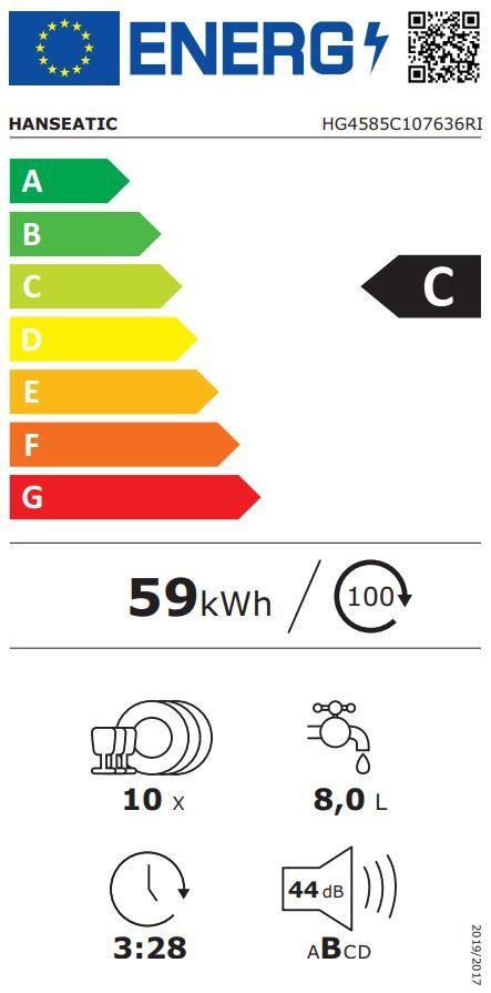 Energieeffizienzklasse: 