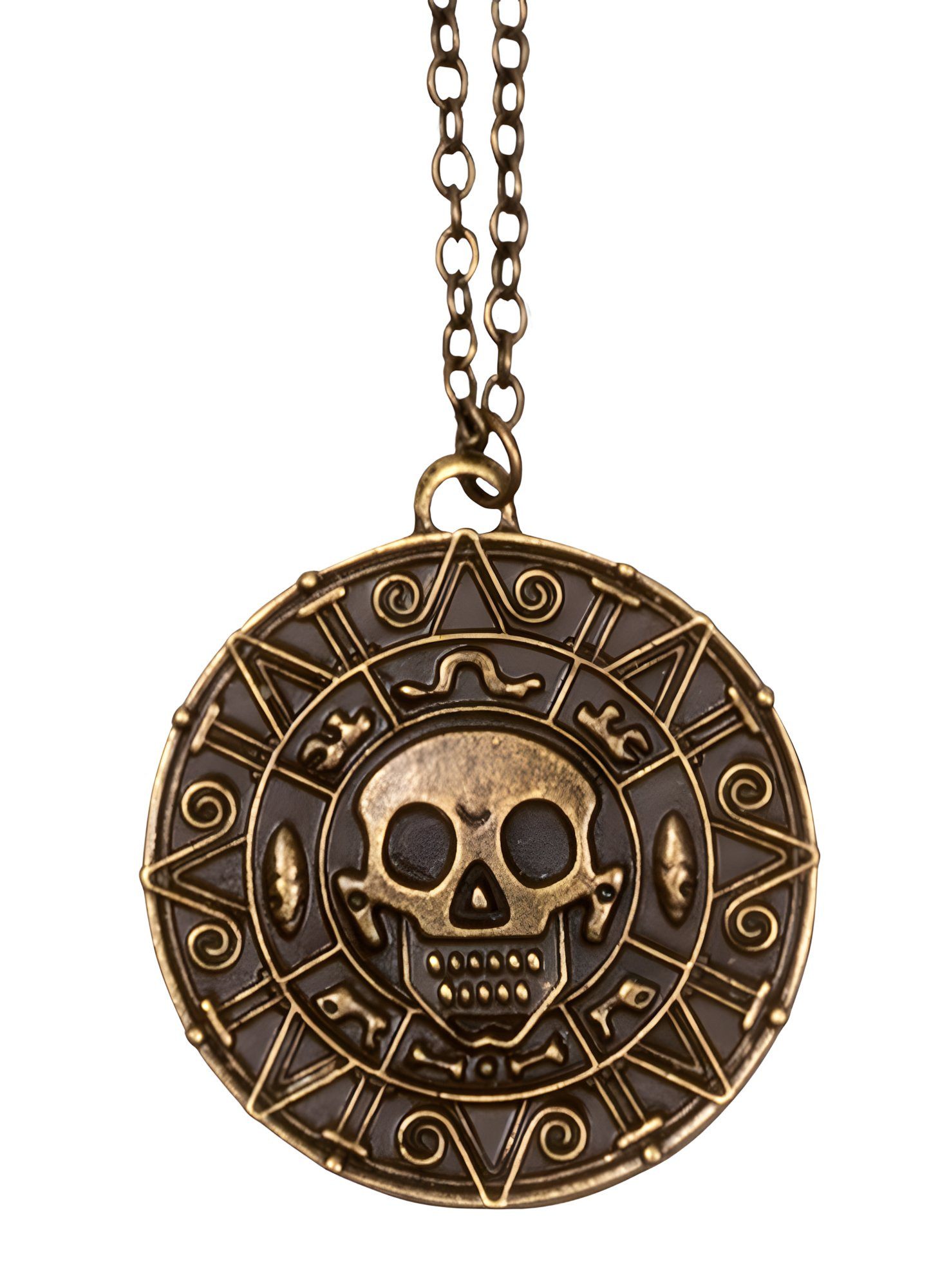 Boland Piraten-Kostüm Piratenamulett - für Karneval Faschingskostüm, Piratenschmuck - verflucht oder verflucht schön?