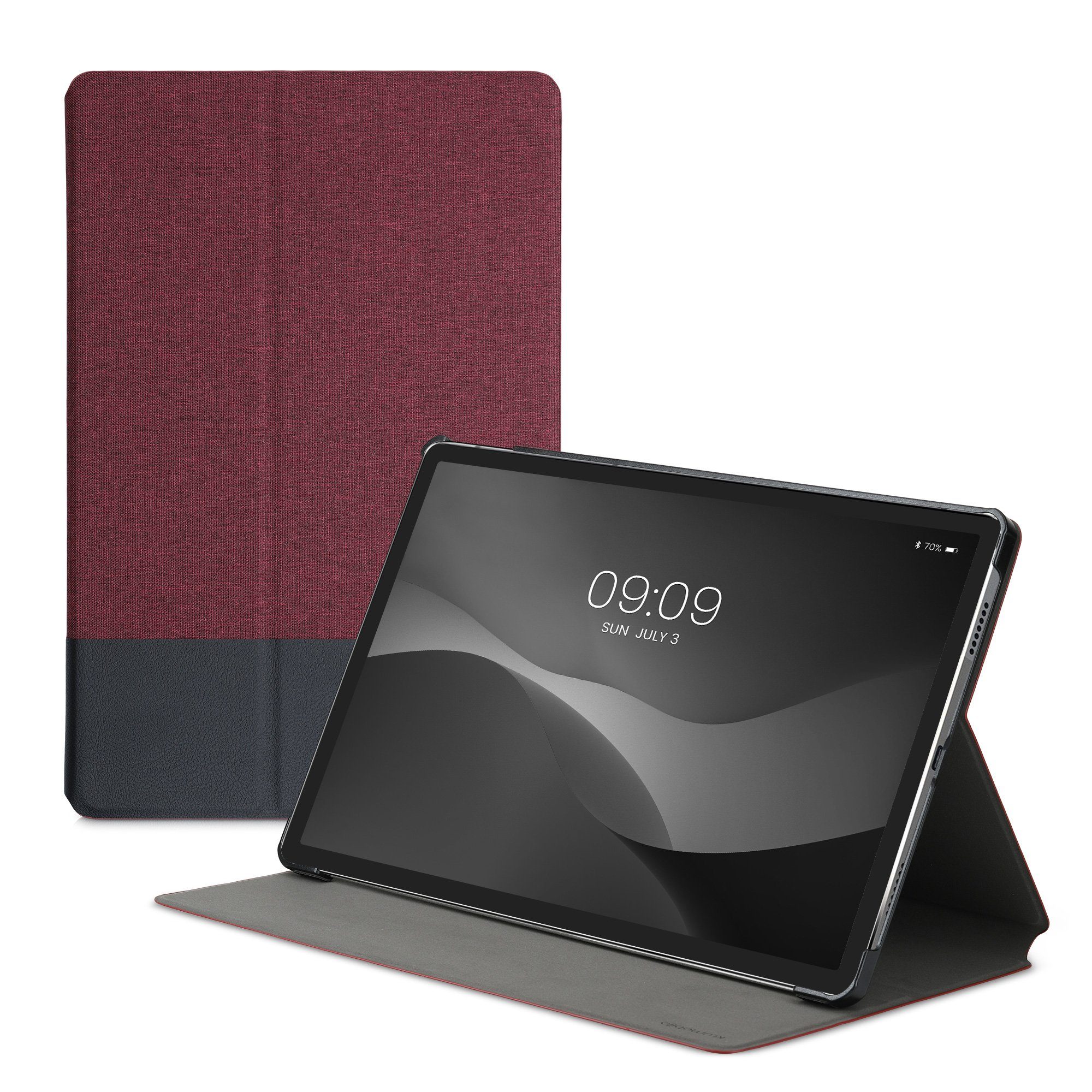 kwmobile Tablet-Hülle Hülle für Lenovo Tab P11 Pro, Slim Tablet Cover Case Schutzhülle mit Ständer