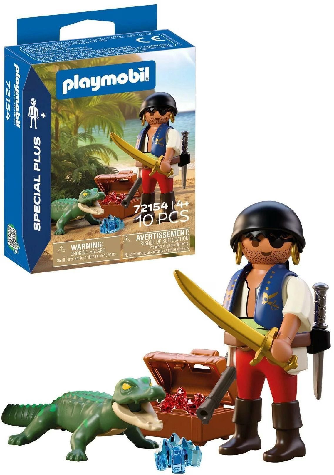 Playmobil® Spiel PLAYMOBIL® Pirat gegen Kaiman – Abenteuer-Set
