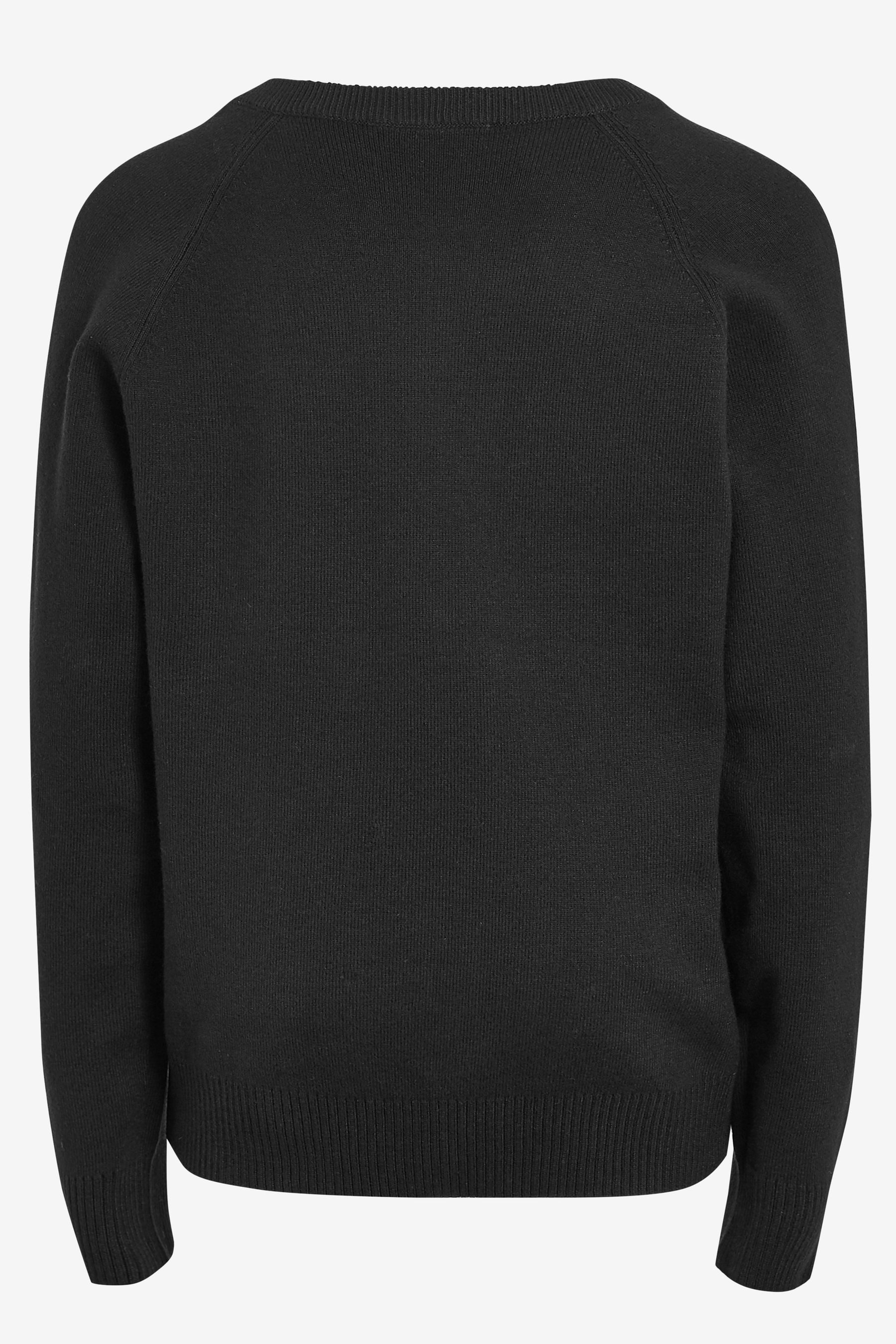 Next V-Ausschnitt-Pullover Schul-Strickpullover mit V-Ausschnitt (1-tlg)