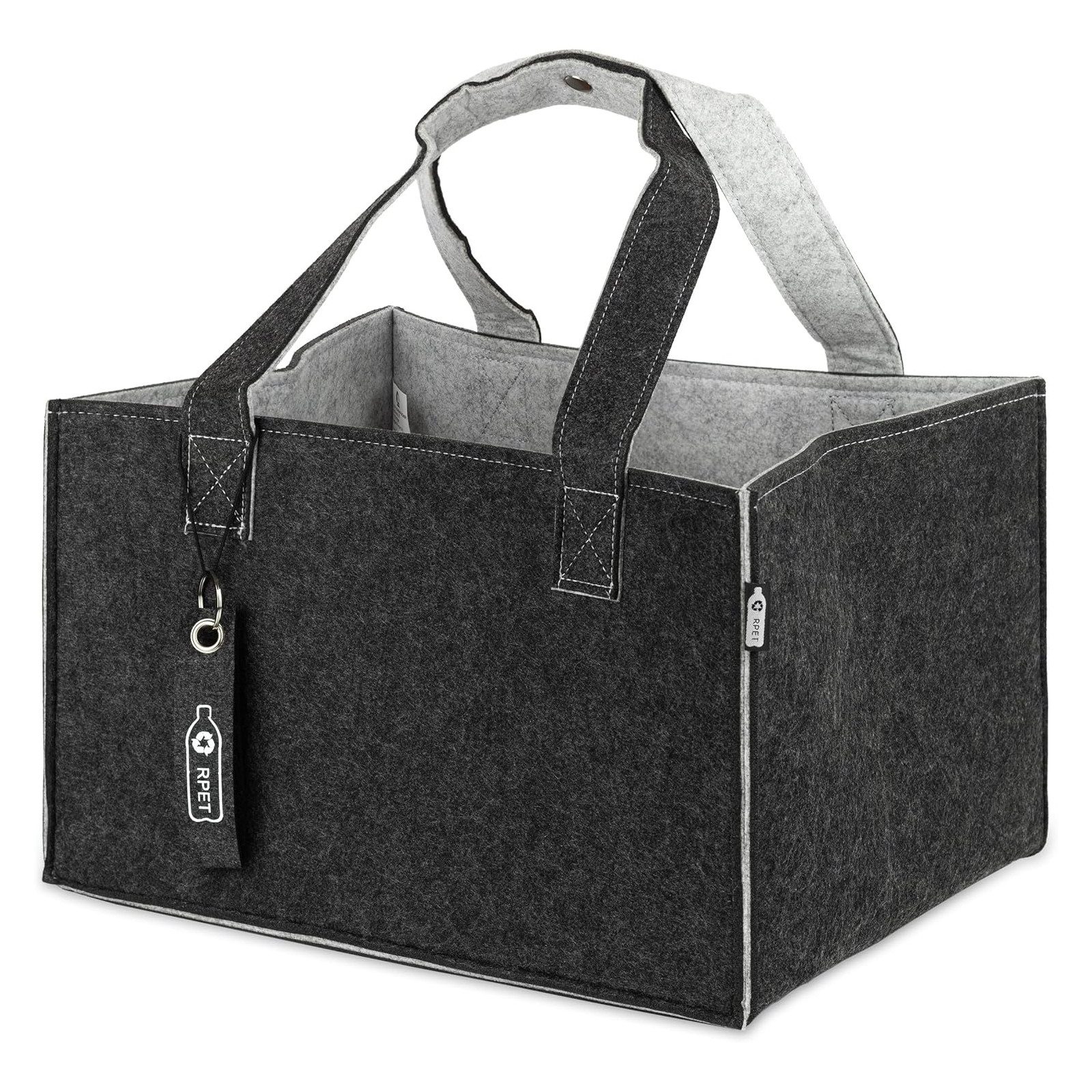 Tanndesign Einkaufskorb Einkaufs- & Kaminholzkorb Filz 31L, aus recycelten günstig online kaufen