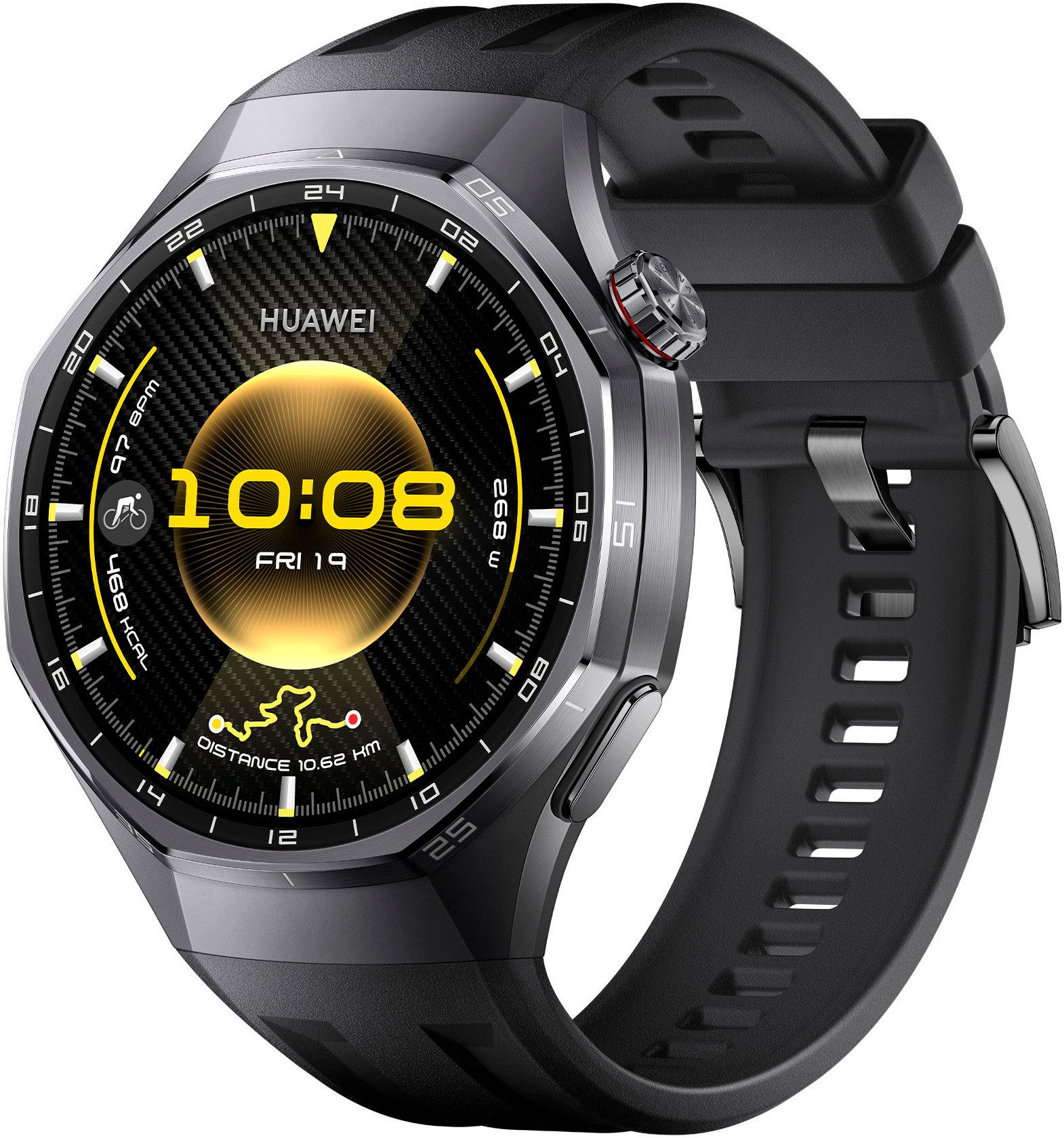Huawei WATCH GT6 Pro 46 mm Smartwatch (3,75 cm/1,47 Zoll), Bis zu 21 Tagen Akkulaufzeit, Outdoor-Sport Profi-Niveau, EKG-Analyse