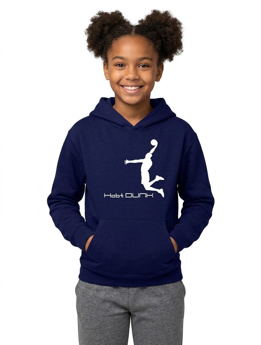coole-fun-t-shirts Hoodie Habt Dunk Basketball Slam Dunkin Kinder Sweatshirt mit Kapuze