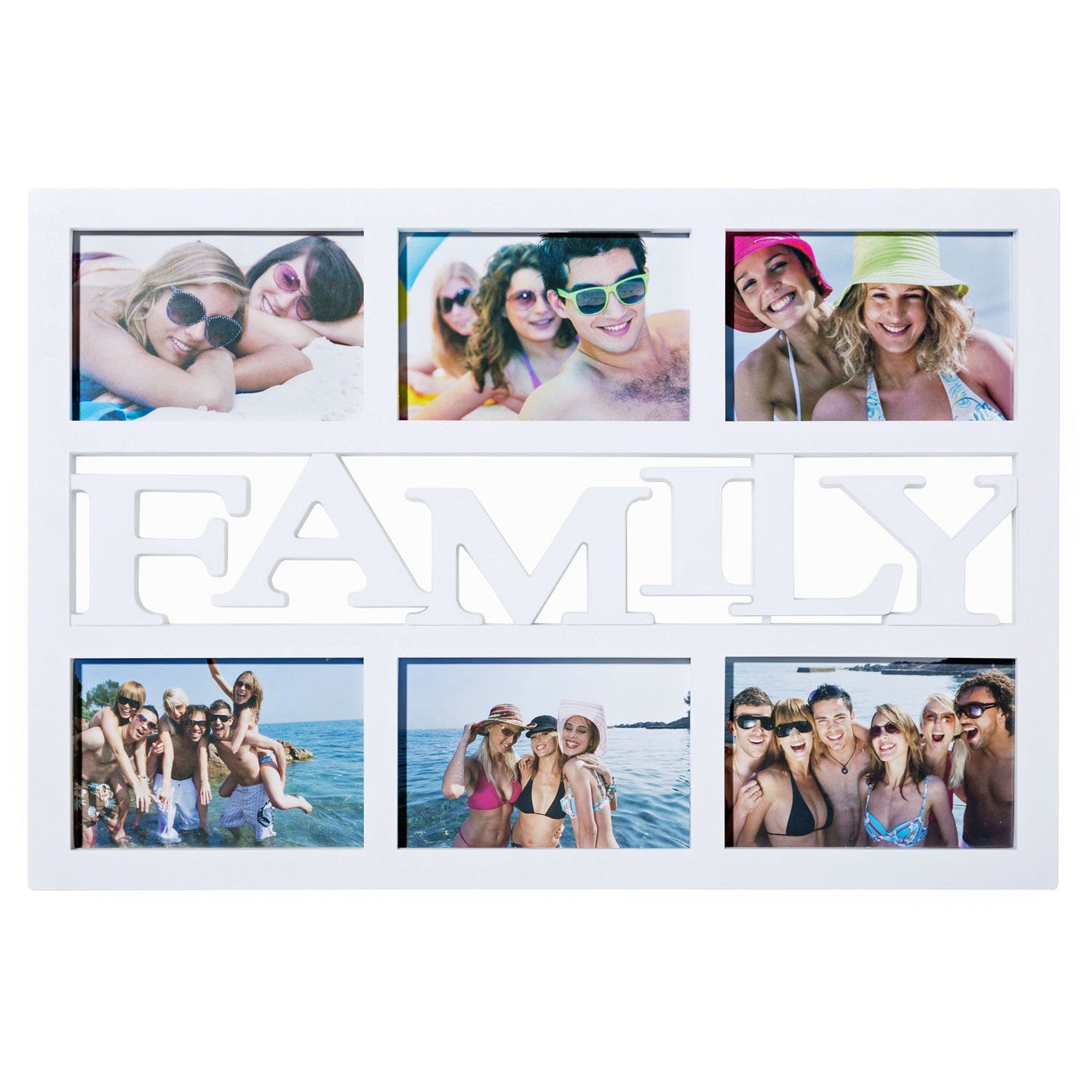 Goods+Gadgets Bilderrahmen XXL Fotorahmen Bildergalerie, für günstig online kaufen