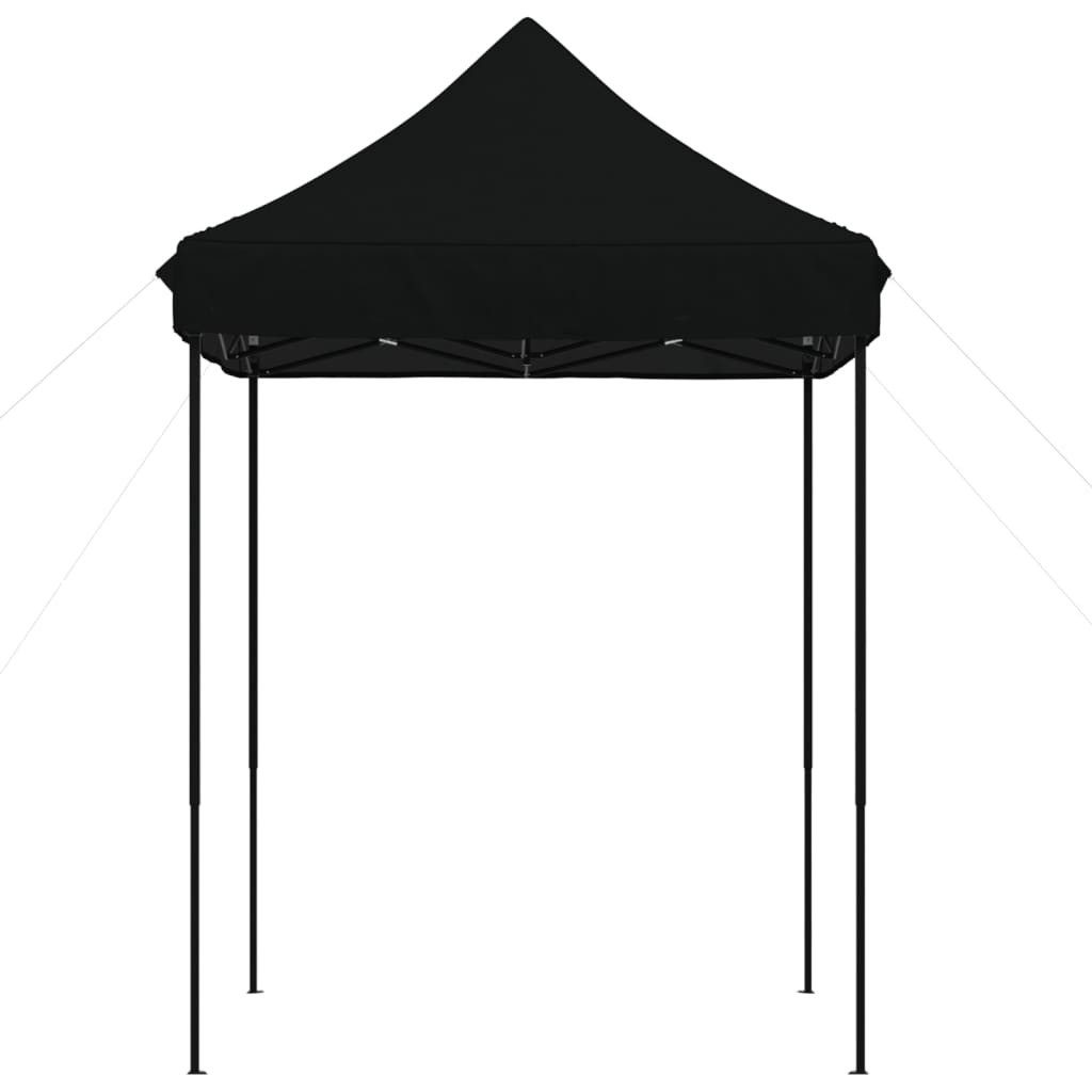 vidaXL Partyzelt Partyzelt Faltbar Pop-Up Schwarz 200x200x306 cm