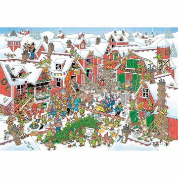 Jumbo Spiele Puzzle Jan van Haasteren - Santas Village 5000 Teile, 500 Puzzleteile