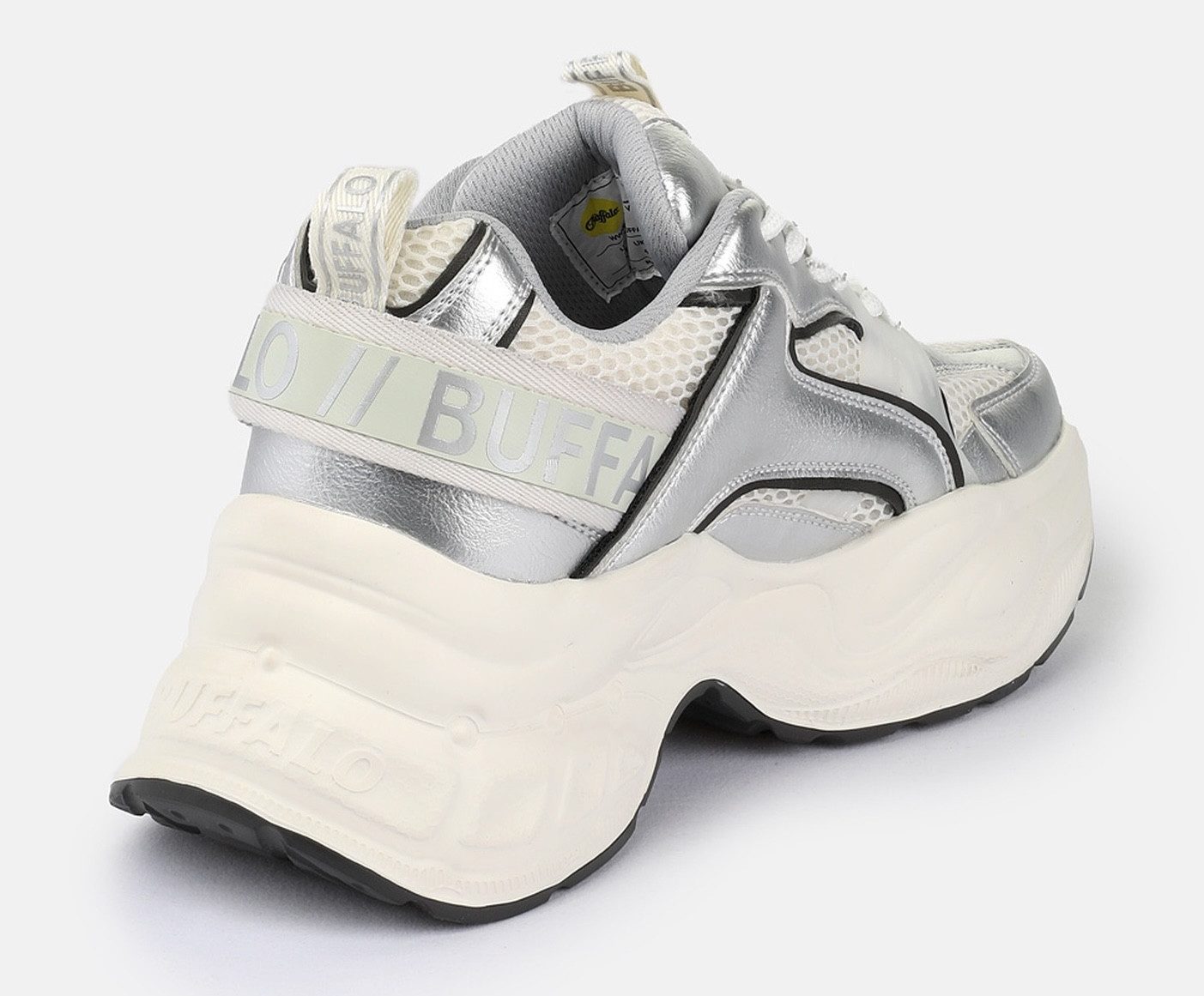 Buffalo Yuno one Plateausneaker Halbschuh, Schnürschuh, Retro-Sneaker mit M günstig online kaufen