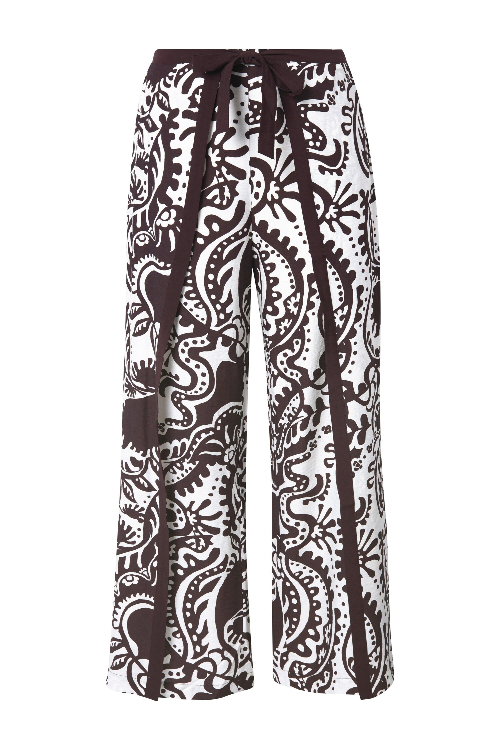 Ulla Popken Schlupfhose Hose Wickeloptik weites günstig online kaufen