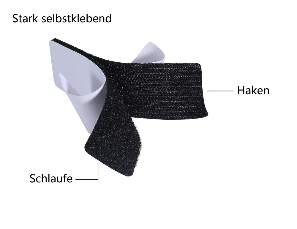 Diwzbyn Klettband 30 Stück Doppelseitiges Klebepads Extra Stark, Doppelseitiges, (30-St), Klebeband, Hochfest Montagepads für Zuhause Büro Auto und DIY – Bild 5 von 5