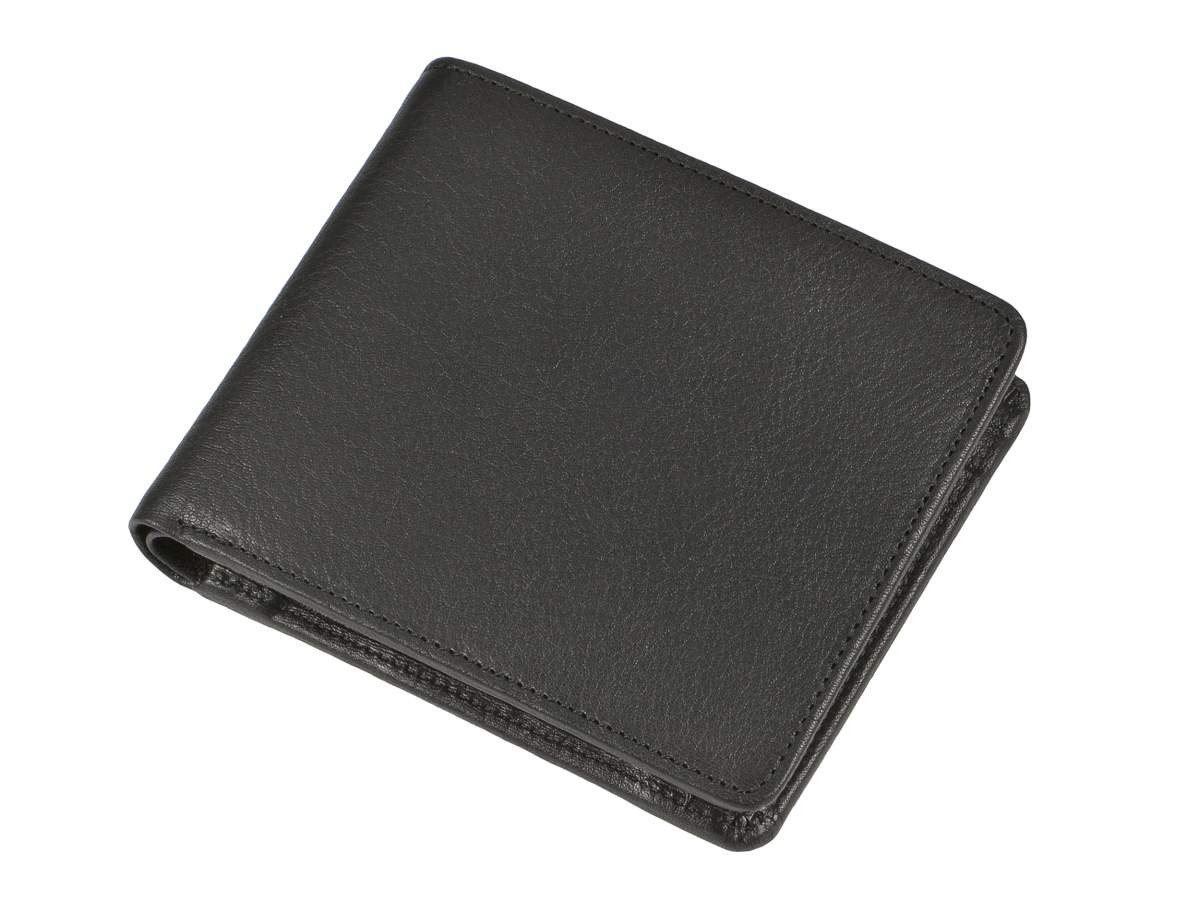 Sonnenleder Geldbörse Spree Portemonnaie Herren Leder im Querformat sehr edel, Herrenbörse, Portemonnaie, Querformat 11,5x9,5cm, besonders edel