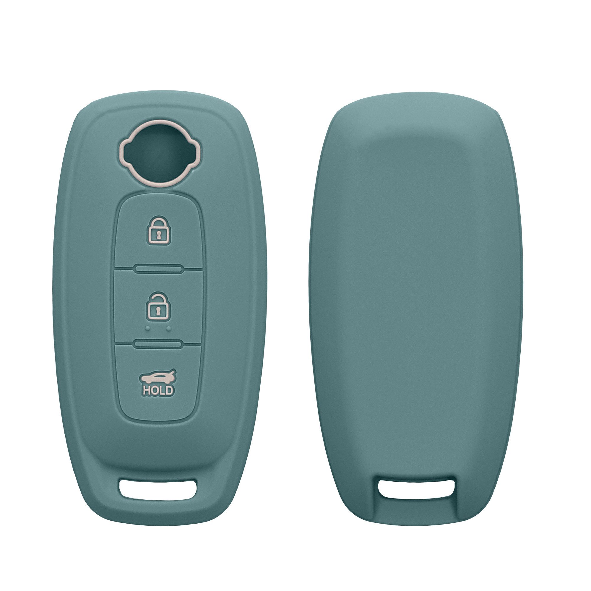 kwmobile Schlüsseltasche Autoschlüssel Silikon Hülle für Nissan (1-tlg), Schlüsselhülle Schlüssel Case Cover