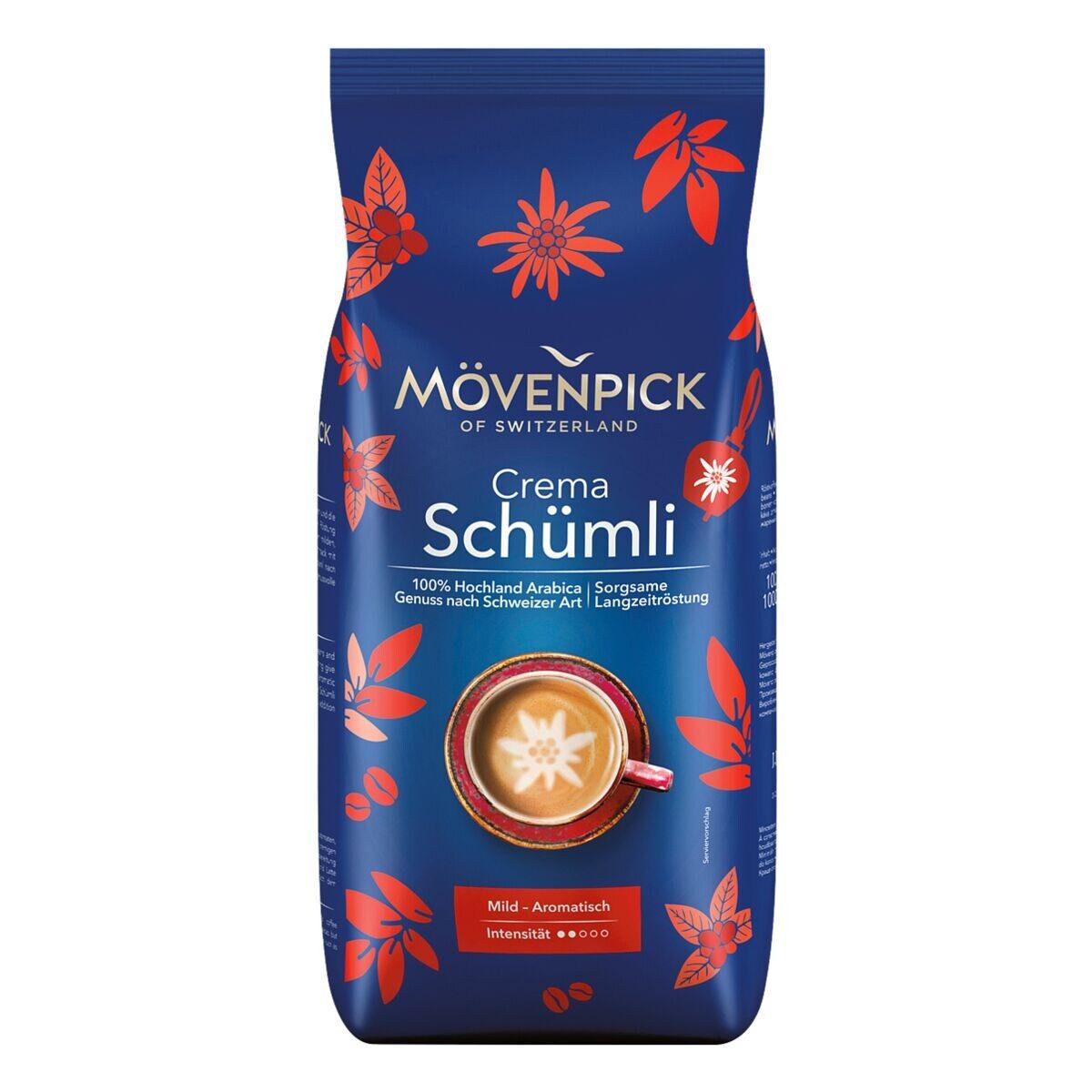 Mövenpick Kaffee Schümli, 1000 g, ganze Bohnen
