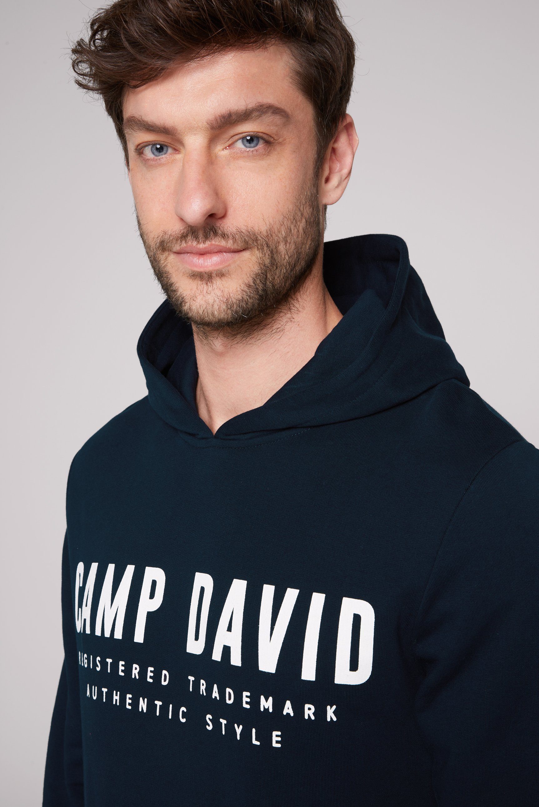CAMP DAVID Kapuzensweatshirt aus Baumwolle