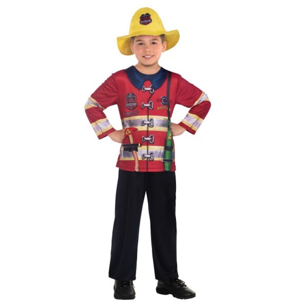 Kostüm Feuerwehrmann Kostüm Kinderkostüm 8-10 Jahre