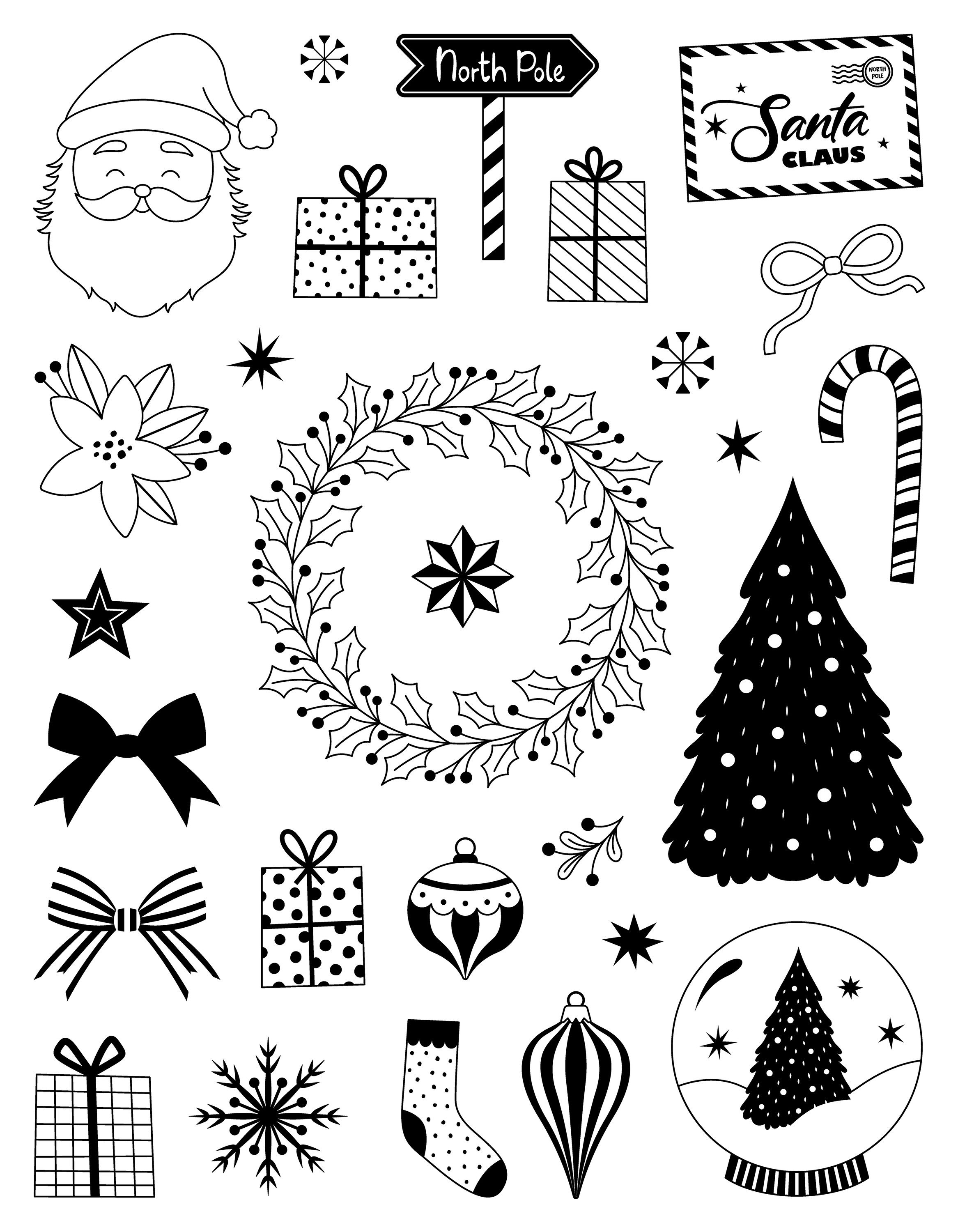 Artemio Stempel Santa Baby, 27 Stück