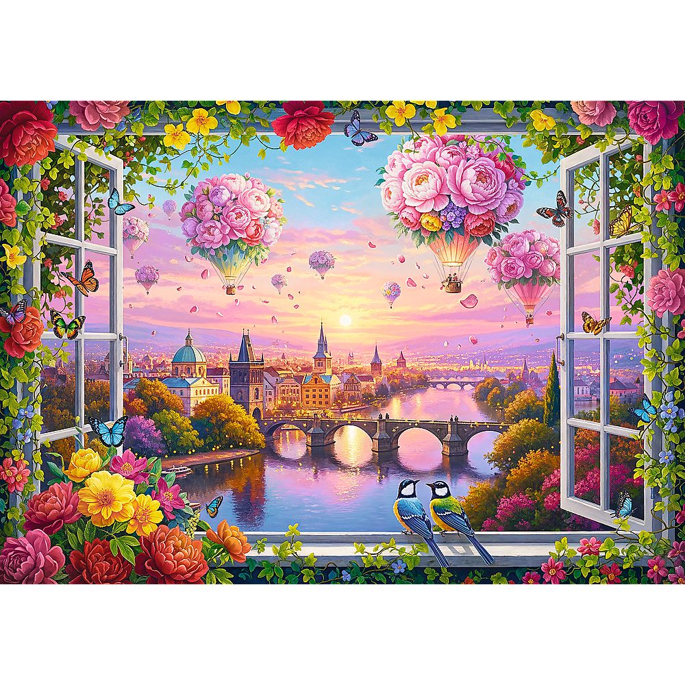 Trefl Puzzle Trefl, Liebe liegt in der Luft, 1000 Teile Puzzle, 1000 Puzzleteile