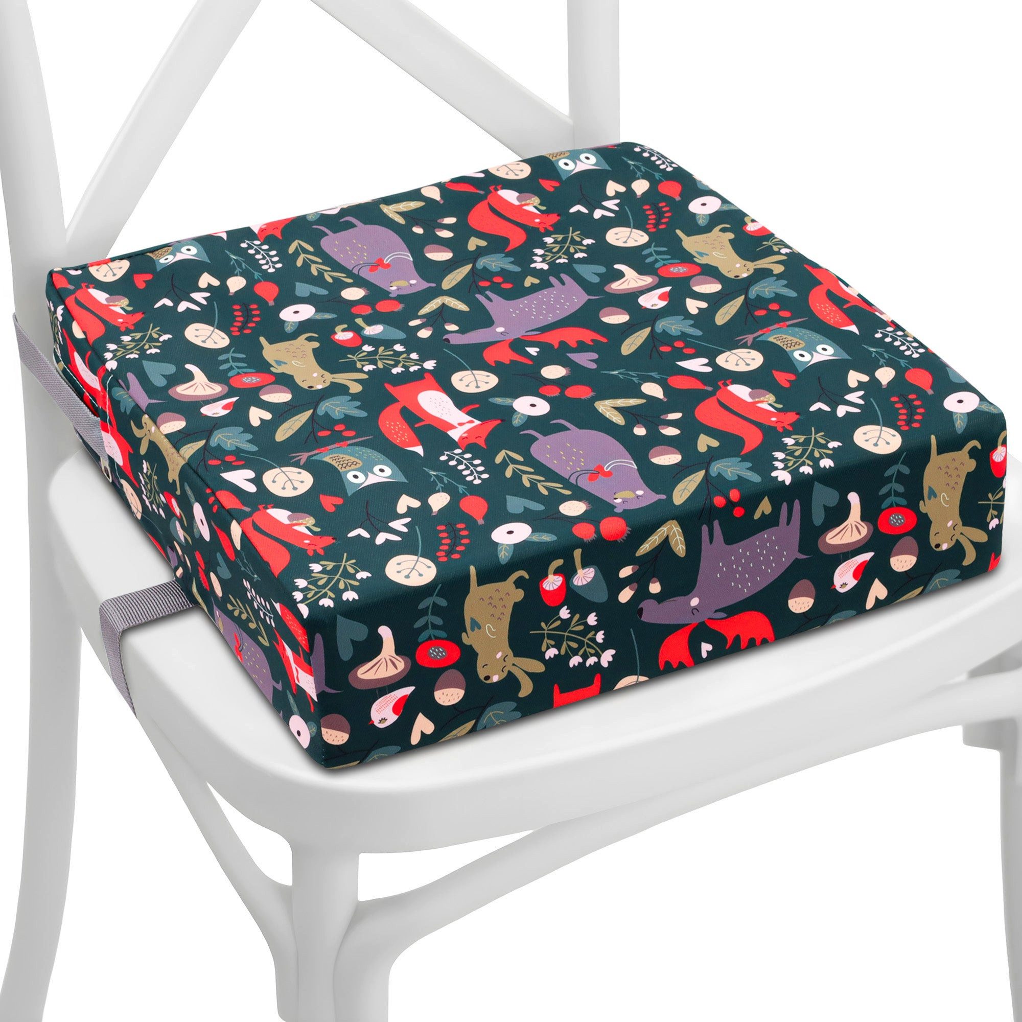 Totsy Baby Kindersitzbezug Sitzerhöhung Stuhl 33x33 cm outdoor Booster Seat Waldtiere