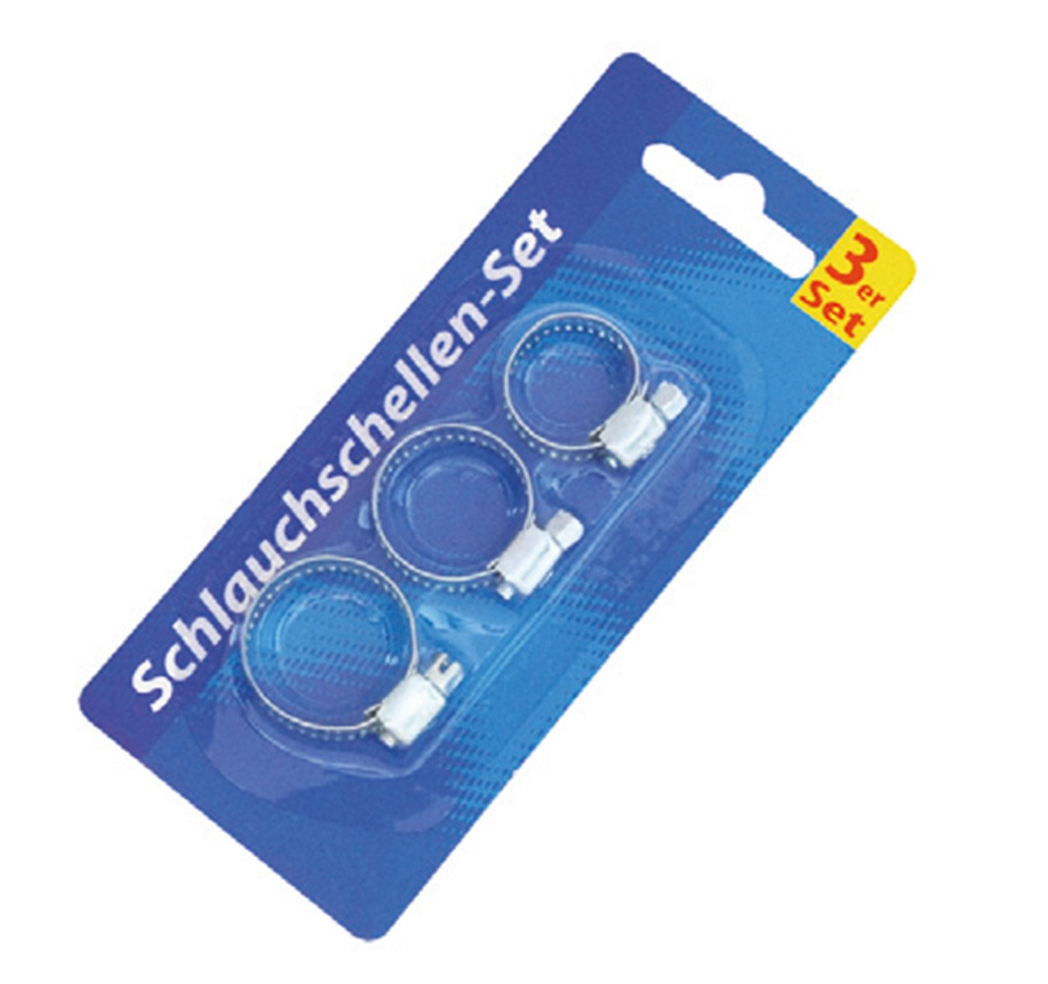 Schlauchschelle Хомути, 3er Set, (Stück, 3-St., Хомути), Schlauchklemmen Rohrschellen Befestigungsschellen Clipschellen