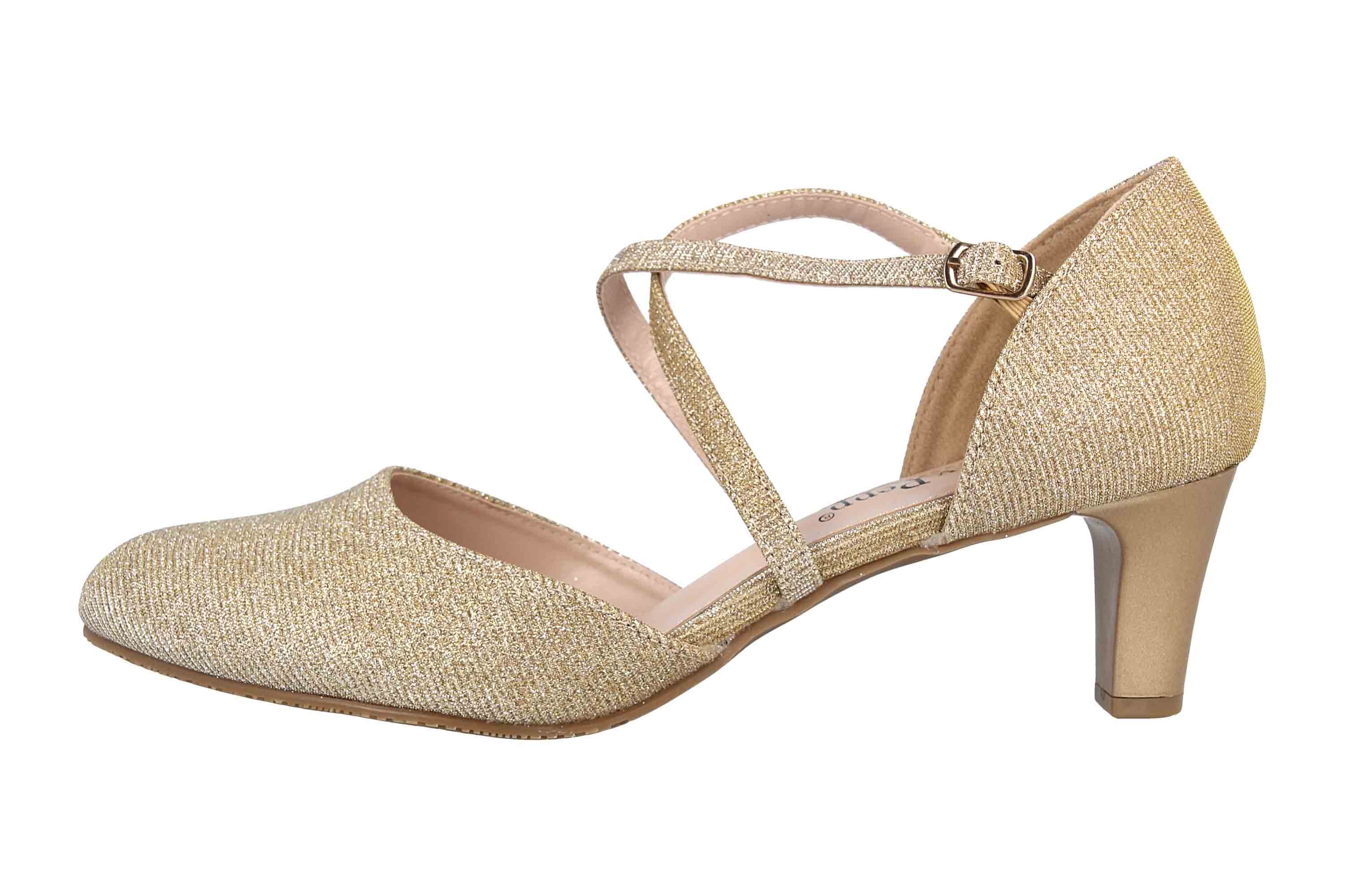 LadyPepp 2GY0211502 Gold Glitter Pumps günstig online kaufen