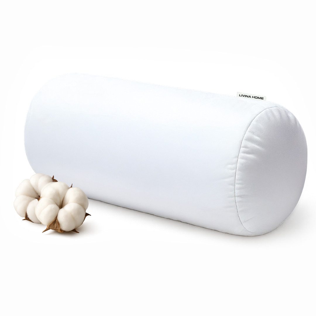 LIVINA HOME Nackenrolle Kopfkissen in Hotelqualität, Sofakissen, 15x40cm, M günstig online kaufen