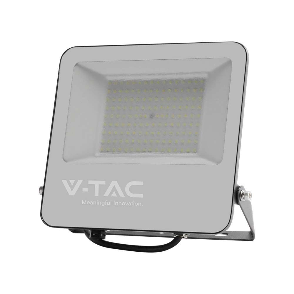 V-TAC LED Flutlichtstrahler, LED-Leuchtmittel fest verbaut, Neutralweiß, LED Außenwandstrahler Schwarz Glas verstellbar Flutlicht L 25,35 cm