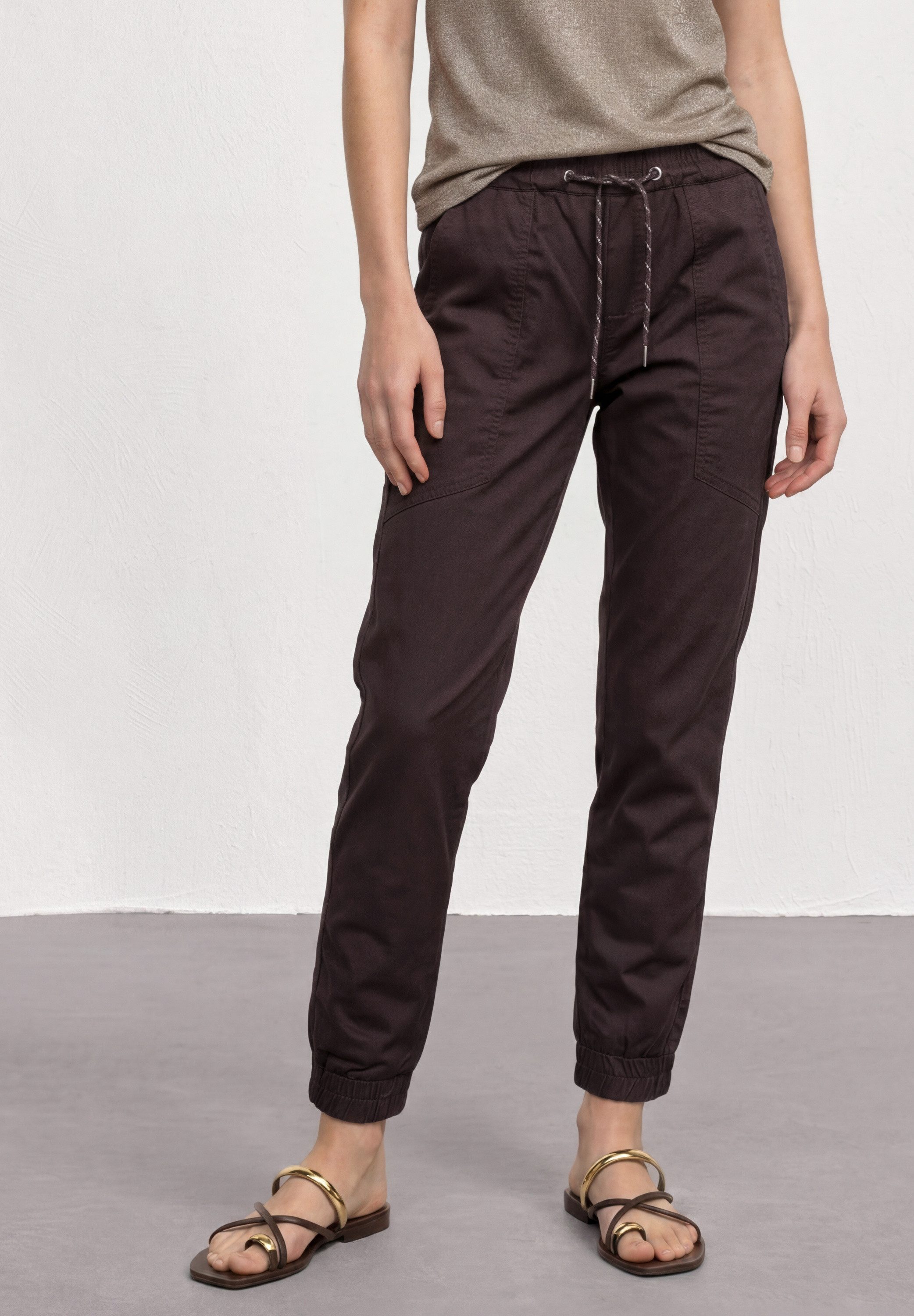 STREET ONE Jogger Pants aus Baumwolle mit Stretchanteil