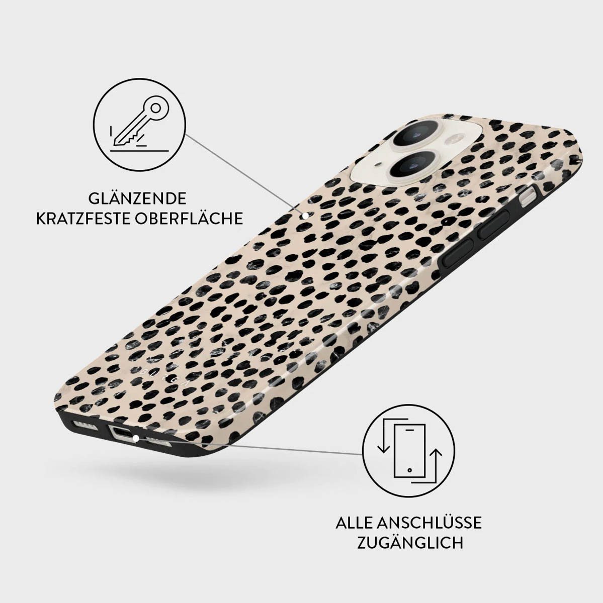 BURGA Backcover Burga Tough Back Cover Apple iPhone 13 - Almond Latte