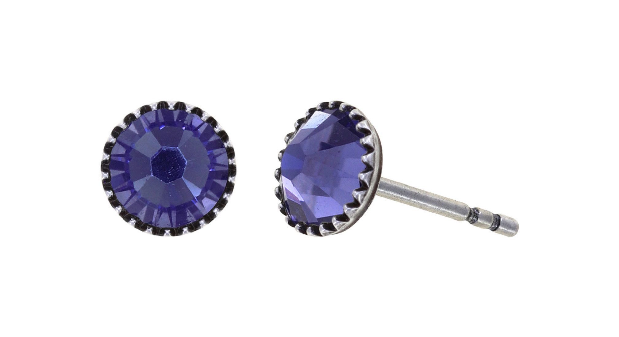 KONPLOTT Paar Ohrstecker Konplott: Ohrstecker Black Jack small - basics