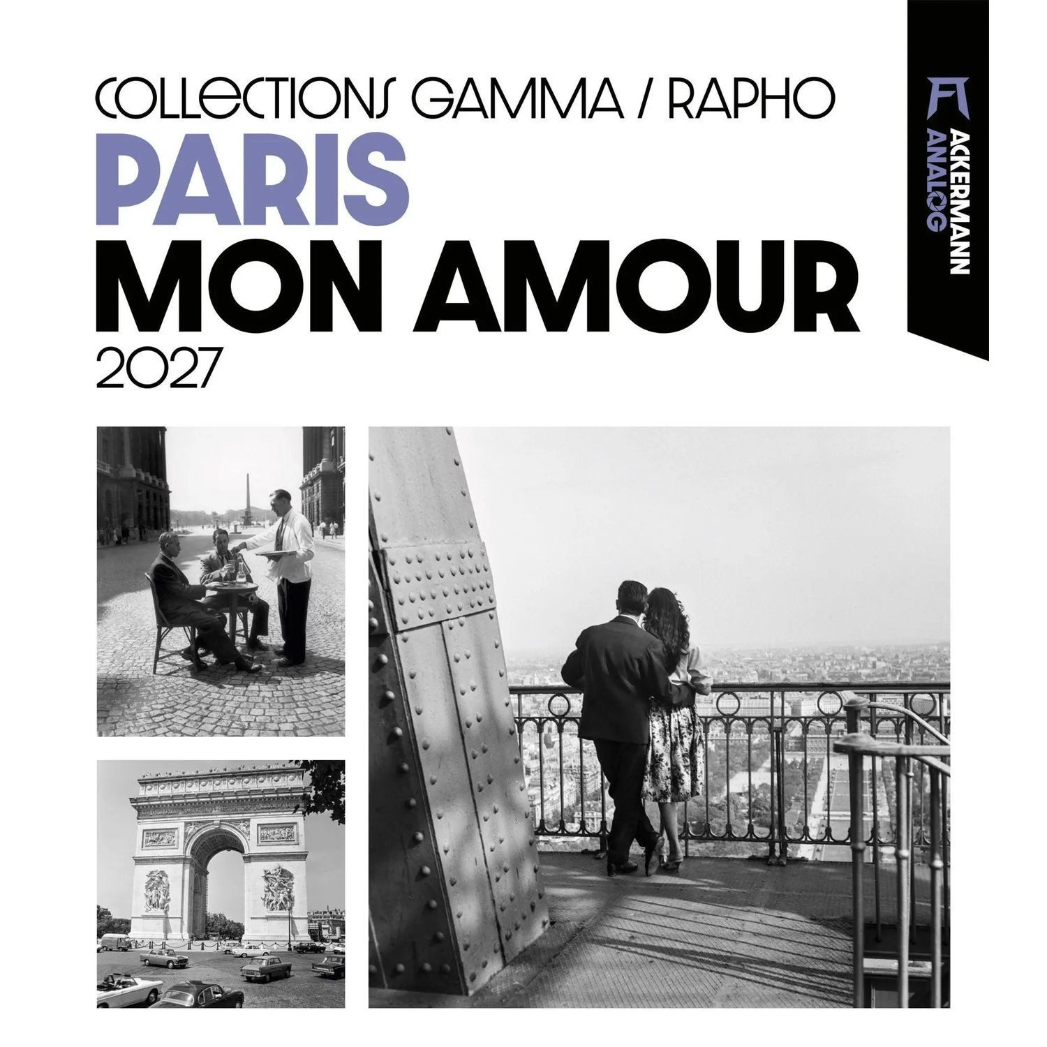 Ackermann Wandkalender Paris, mon Amour Kalender 2027