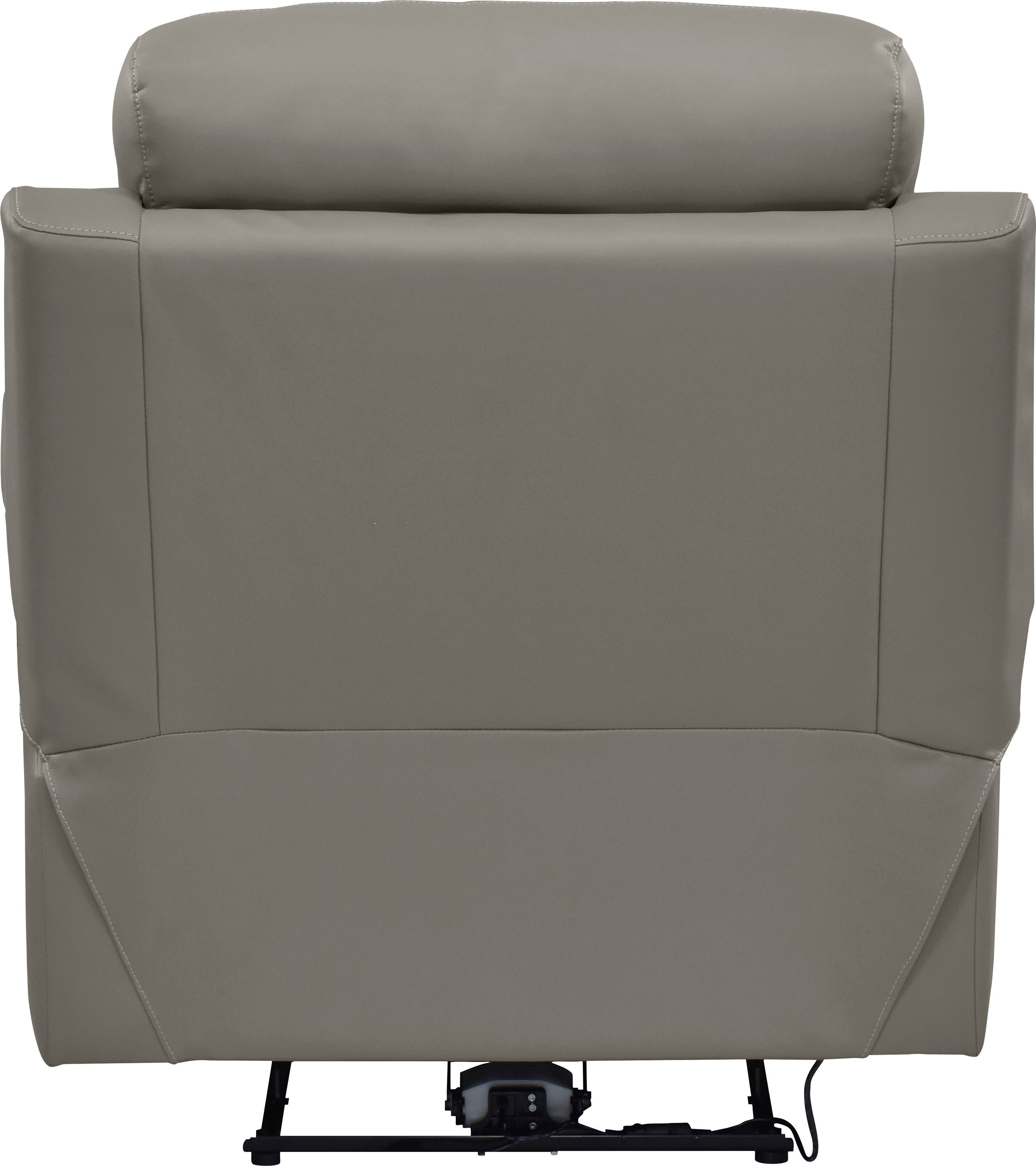 OTTO home Relaxsessel Lannilis mit Liegefunktion, Fernsehsessel, mit manueller und elektrischer Relaxfunktion, hellgrau