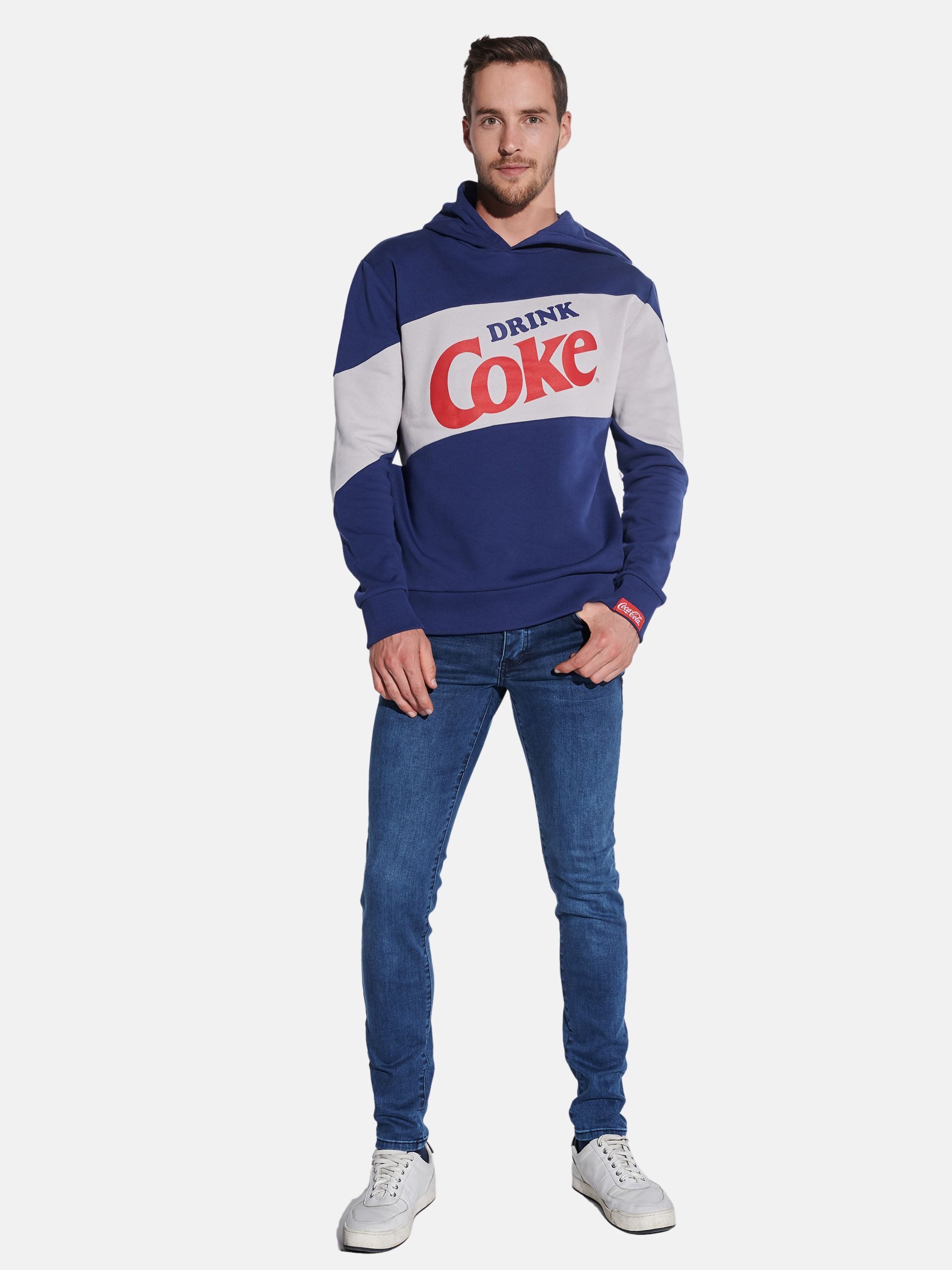 COURSE Kapuzenpullover Retro Coca Cola (1-tlg)