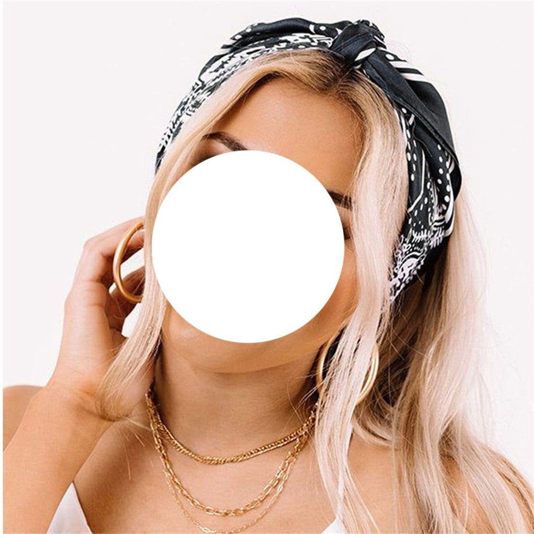 DAYUT Haarnadel Sport-Haarbänder für Frauen, Haar-Accessoires elastische 4er-Set