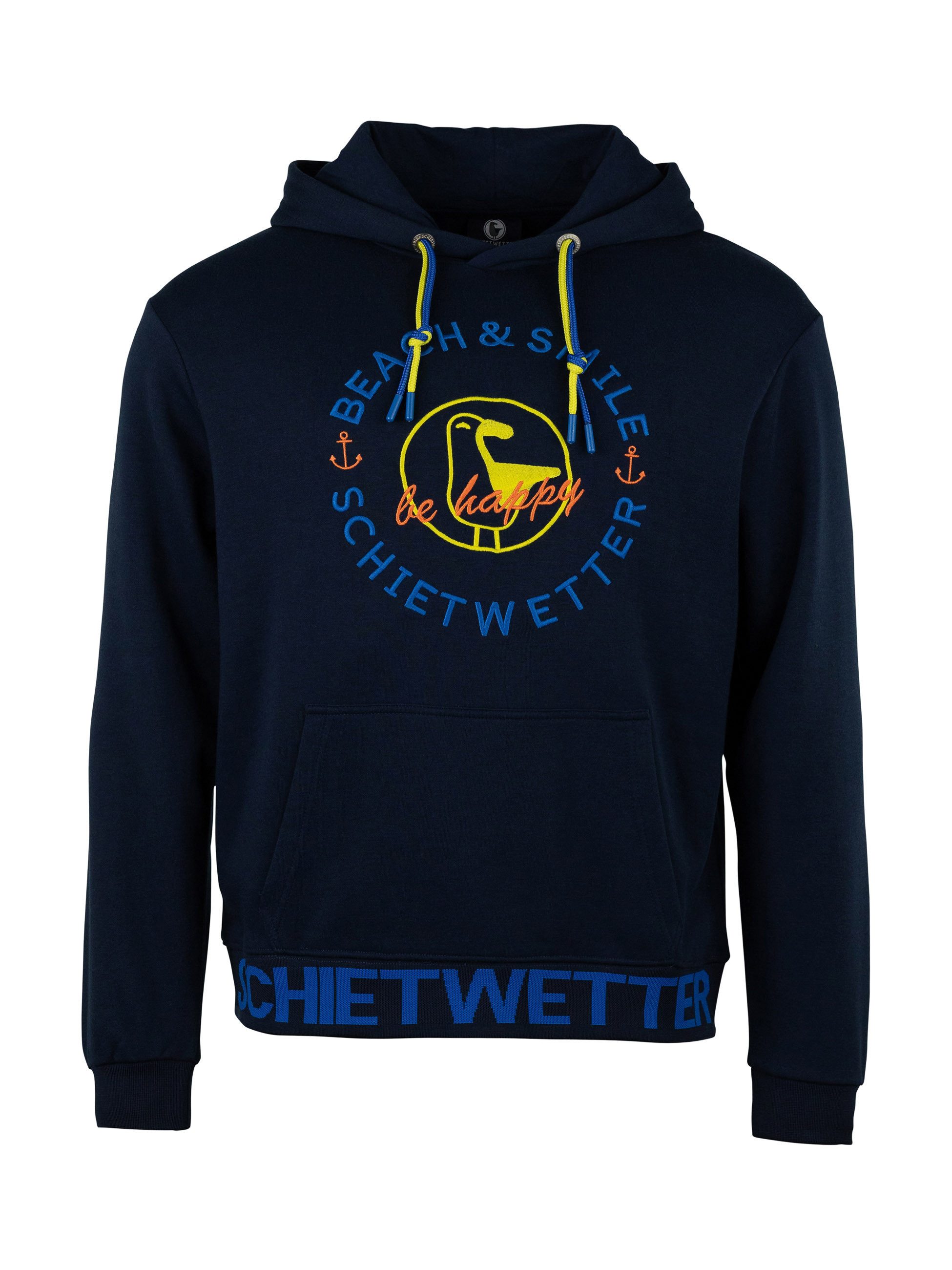Schietwetter Kapuzenpullover Herren Hoodie "Haifisch Klaus" günstig online kaufen