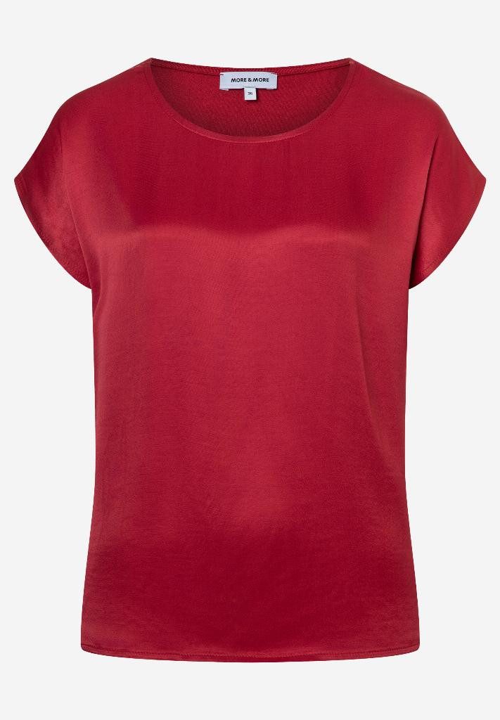 MORE&MORE Trägertop Shirt mit Satinfront