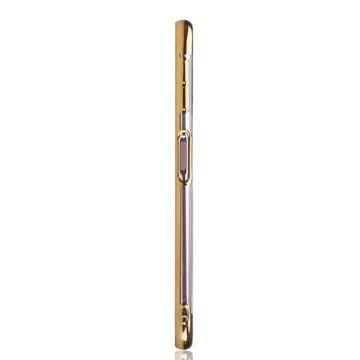 König Design Handyhülle Samsung Galaxy A7 (2018), Samsung Galaxy A7 (2018) Handyhülle Bumper Backcover Gold